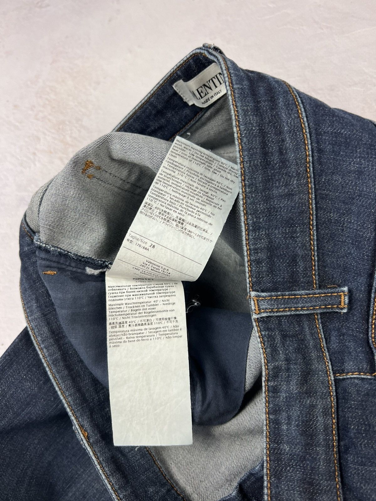 Valentino Avant Garde Luxury Valentino Denim Vintage Classic Style Y2k Size 28" / US 6 / IT 42 - 9 Thumbnail