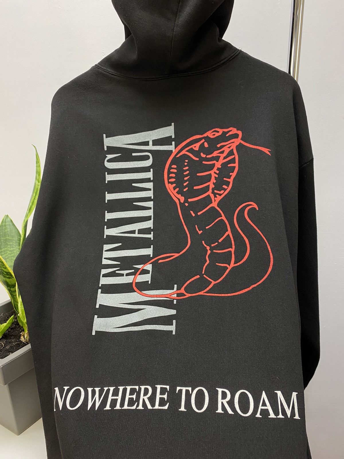 Band Tees × Metallica × Vintage Vintage 90s Metallica Nowhere Else To Roam Tour Hoodie Size US XL / EU 56 / 4 - 19 Thumbnail