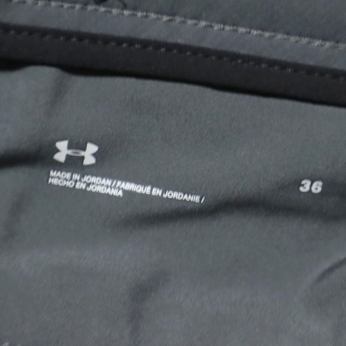 Under Armour Under Armour Golf Shorts Gray Men's 36 Polyester Microfiber Regular Fit Size US 36 / EU 52 - 6 Thumbnail