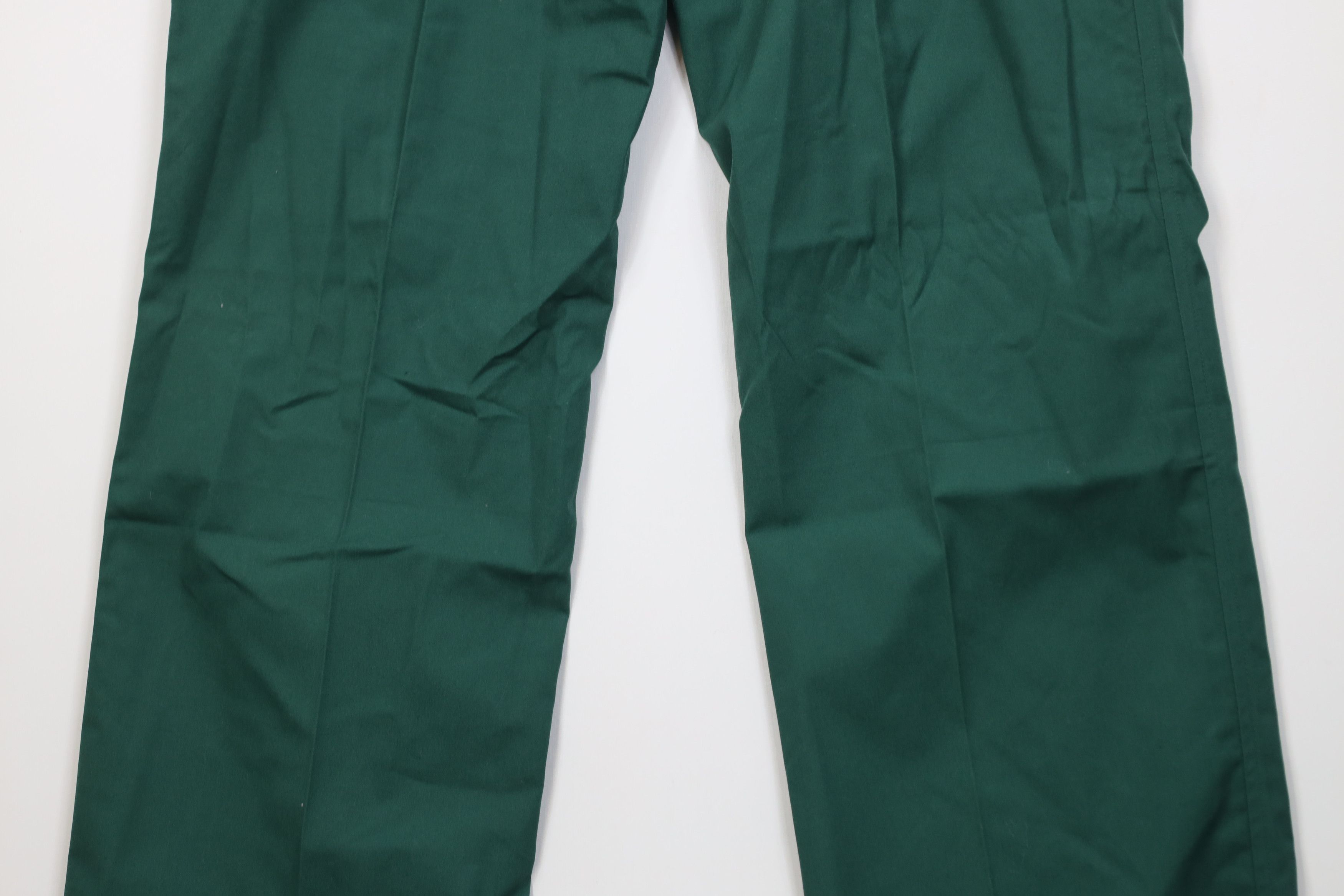 Vintage Deadstock Vintage 70s Streetwear Wide Leg Chino Pants Green Size US 34 / EU 50 - 10 Thumbnail