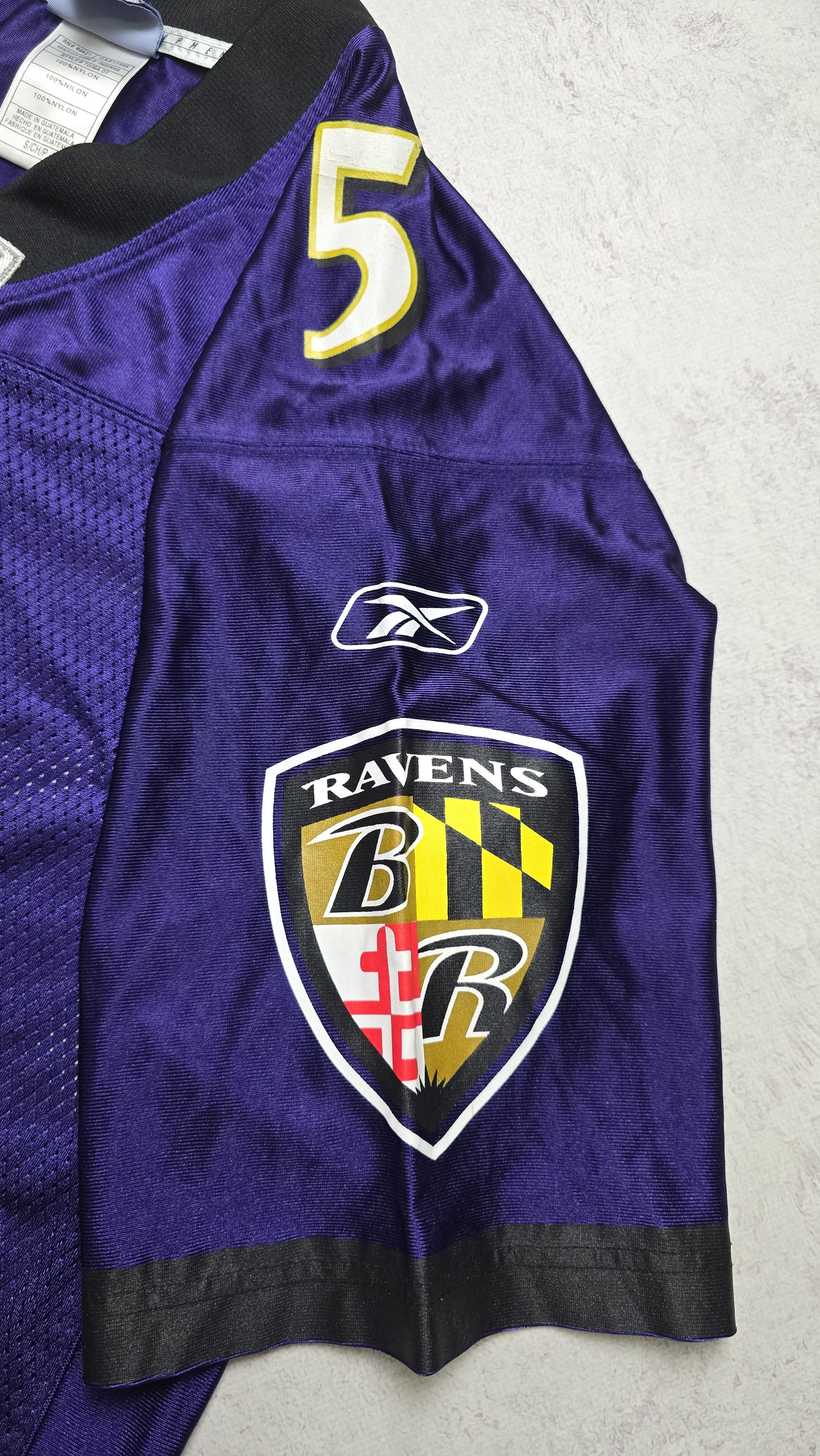 Reebok Baltimore Ravens Joe Flacco #5 NFL Reebok Football Jersey Size US S / EU 44-46 / 1 - 12 Thumbnail
