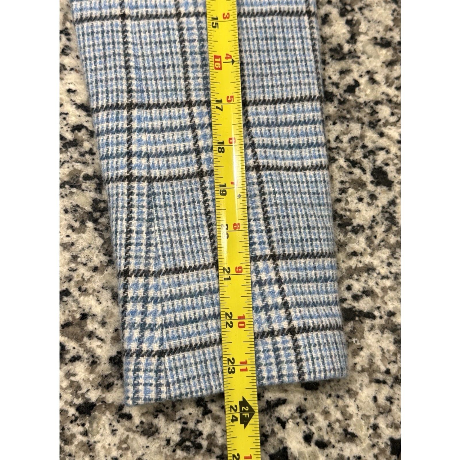 Talbots VINTAGE Talbots Women's Blazer Short Wool Blend Shetland Plaid 8 Formal Fall Spring Winter Size M / US 6-8 / IT 42-44 - 6 Thumbnail
