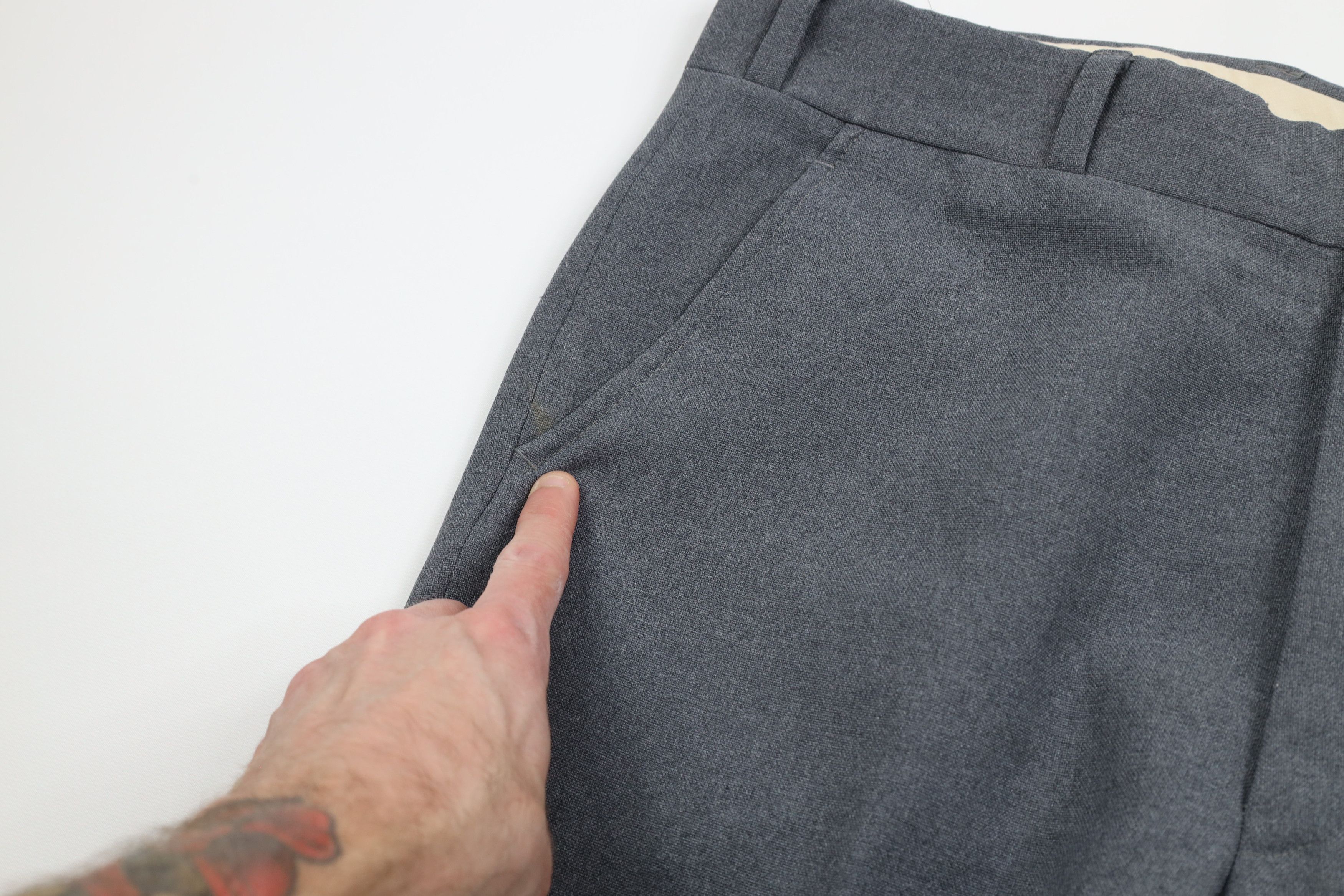 Vintage Vintage 70s Streetwear Knit Wide Leg Bell Bottoms Pants USA Size US 38 / EU 54 - 6 Thumbnail