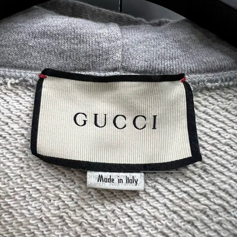 Gucci Gucci Grey belt logo hoodie Size US M / EU 48-50 / 2 - 3 Thumbnail