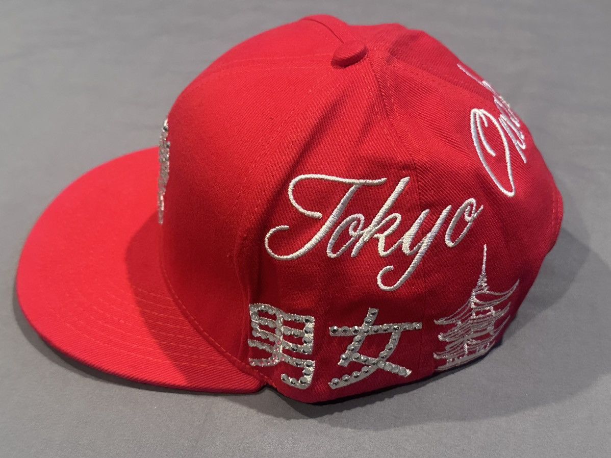 Homme + Femme La Homme + Femme Japan Gemstone snapback red hat. Size ONE SIZE - 2 Thumbnail
