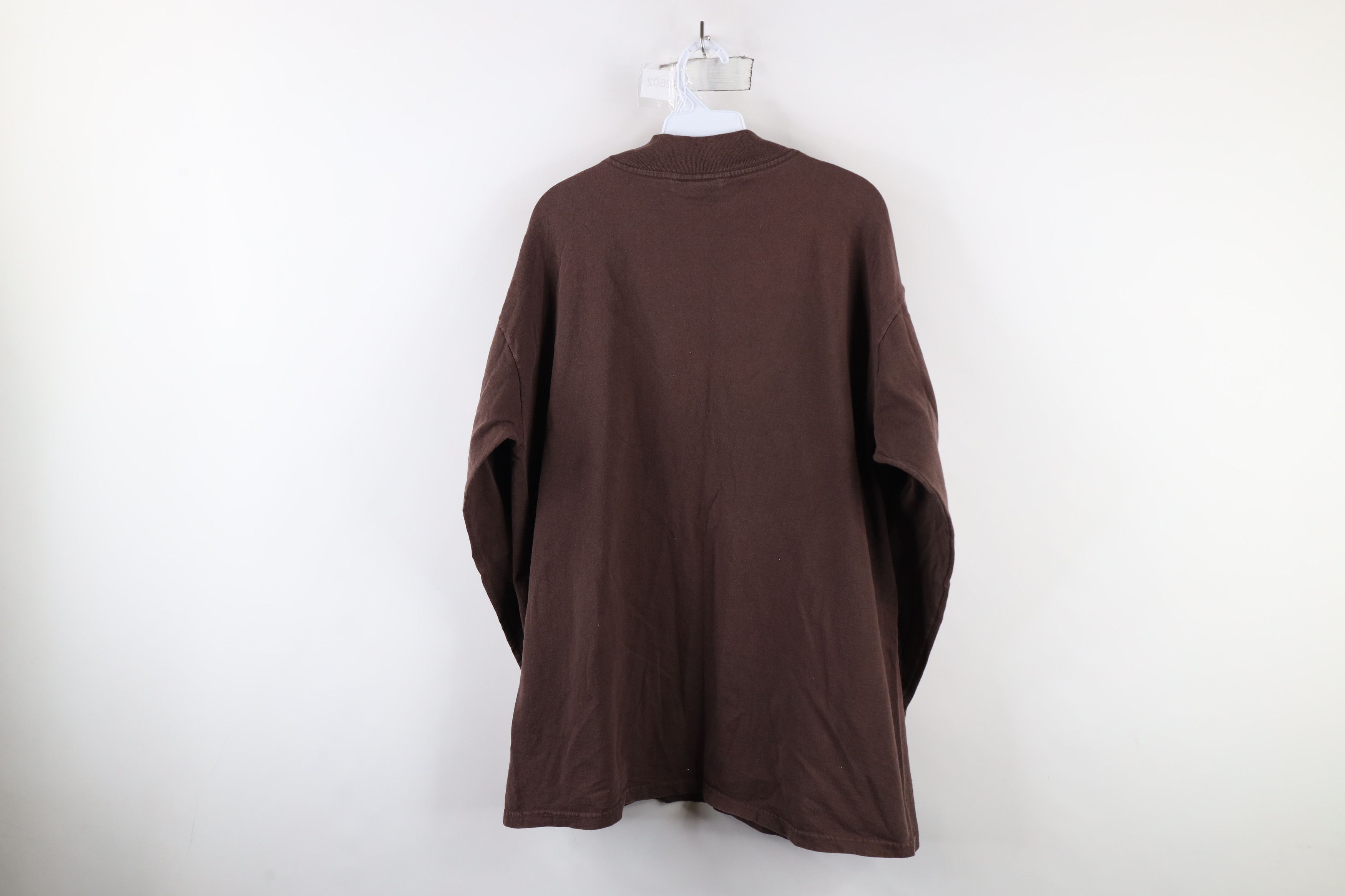 Puma × Vintage Vintage 90s Puma Cleveland Dawg Pound Mock Neck T-Shirt Size US L / EU 52-54 / 3 - 9 Thumbnail