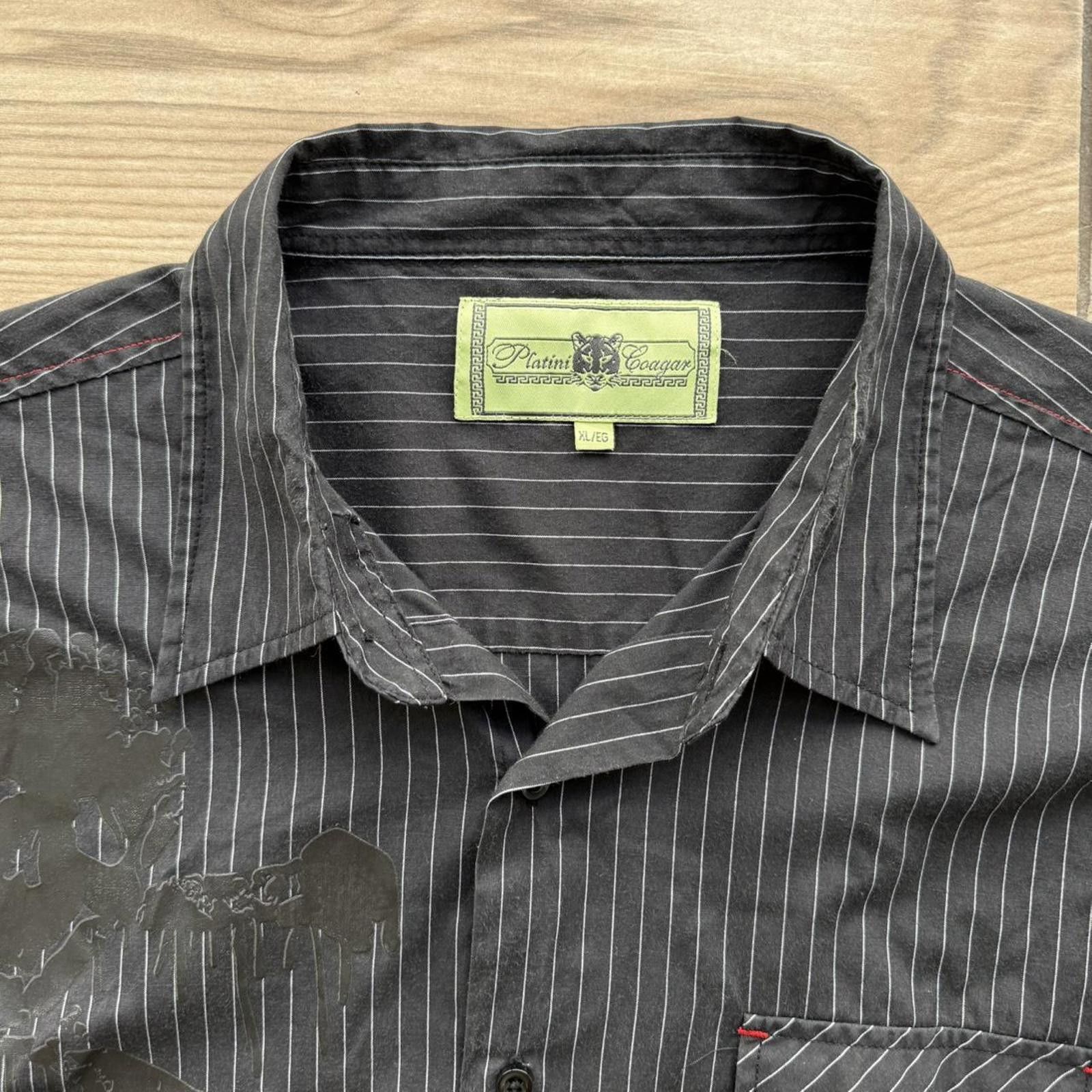 Affliction Y2K Skull Platini Affliction Holographic button up shirt Size US XL / EU 56 / 4 - 3 Thumbnail