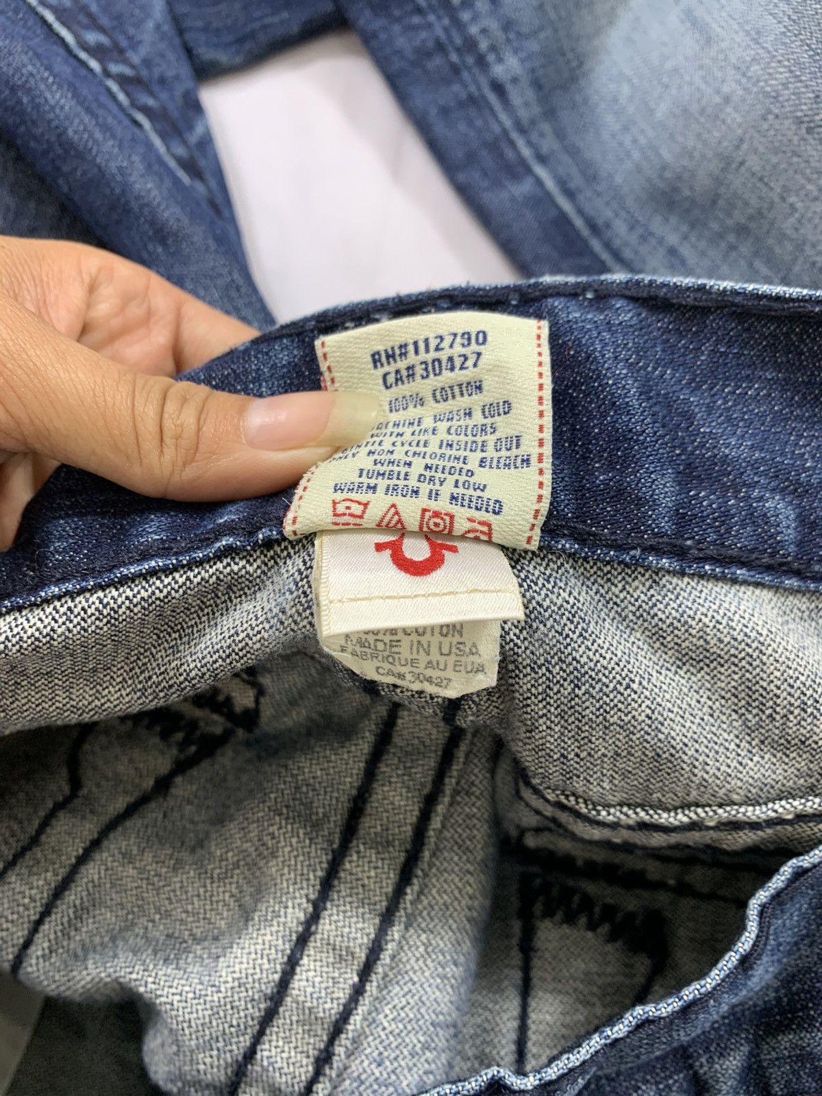 Tornado Mart Vintage True Religion Denim Flered Jeans Size US 32 / EU 48 - 7 Thumbnail
