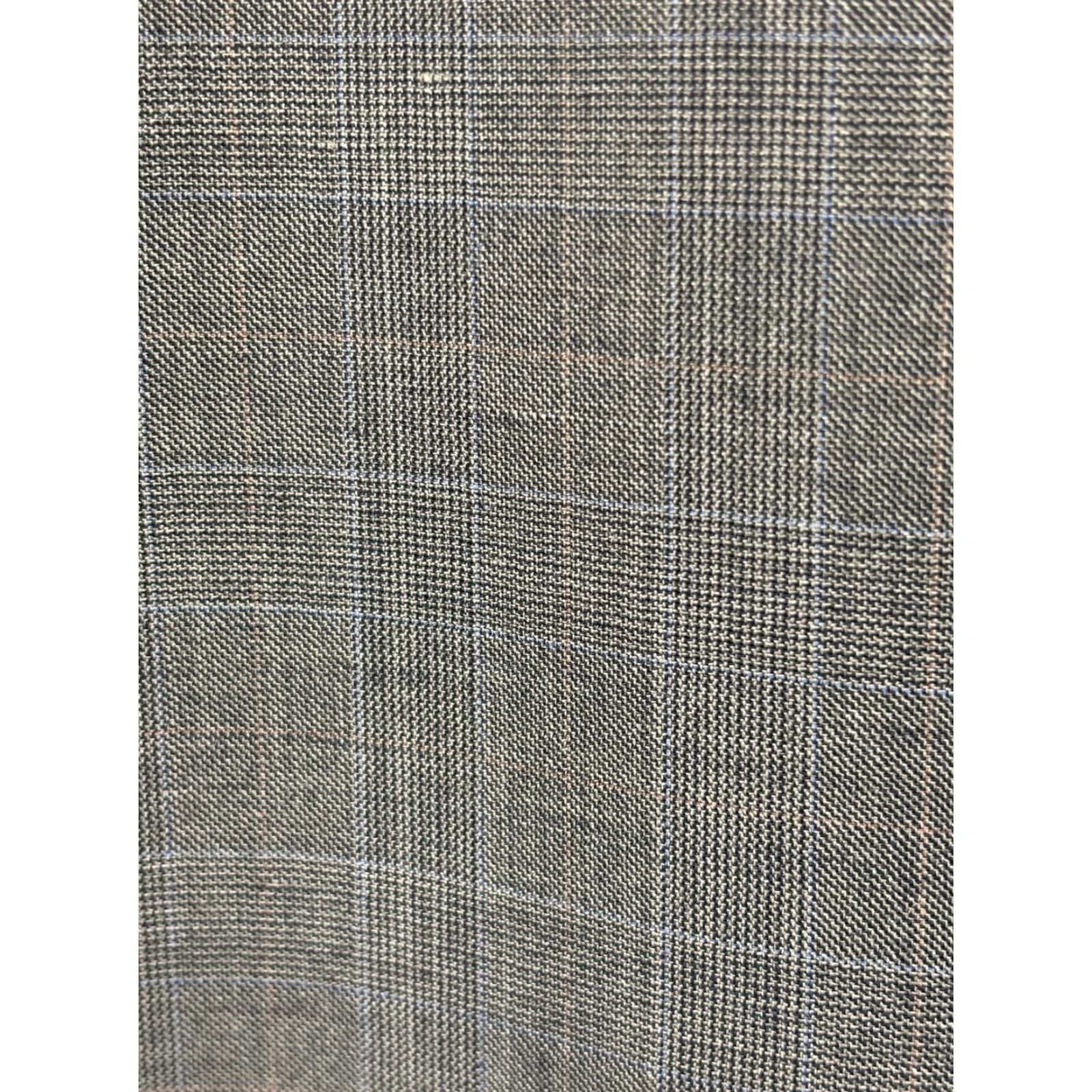 Jos. A. Bank VINTAGE Jos. A. Bank Sport Coat Men 44R Brown Glen Plaid 100% Wool Blazer Two-Button Jacket Size 44R - 6 Thumbnail