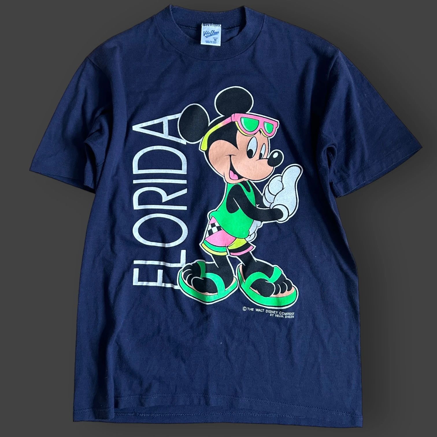 Mickey Mouse Vintage 80s Mickey Mouse Single Stitch T Shirt Size US M / EU 48-50 / 2 - 2 Thumbnail