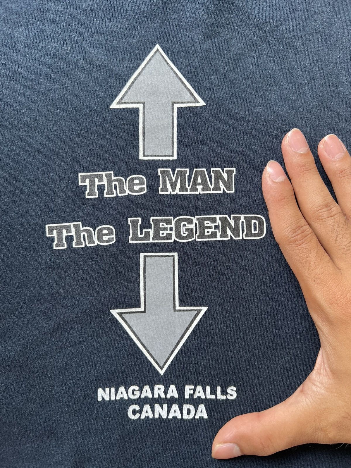Vintage The Man The Legend T-Shirt Size US XL / EU 56 / 4 - 2 Thumbnail