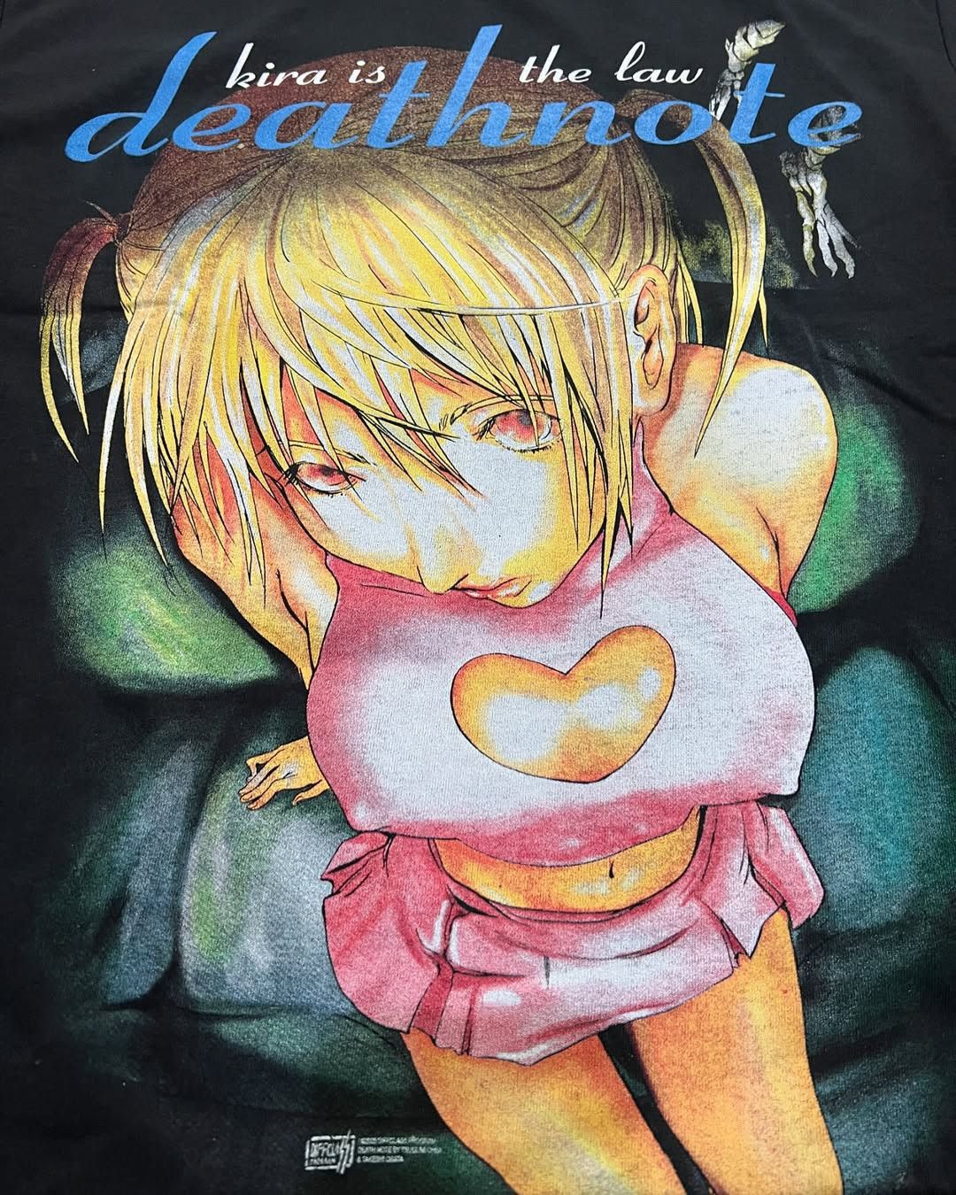 Japanese Brand Deathnote x Deftones Misa "Kira is The Law" Size US L / EU 52-54 / 3 - 3 Thumbnail