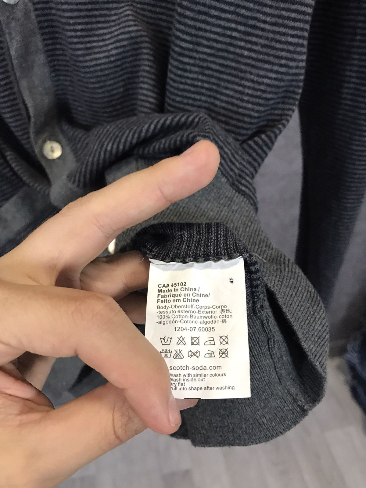 Scotch & Soda Scotch & Soda designer stripped cardigan Size US L / EU 52-54 / 3 - 10 Thumbnail