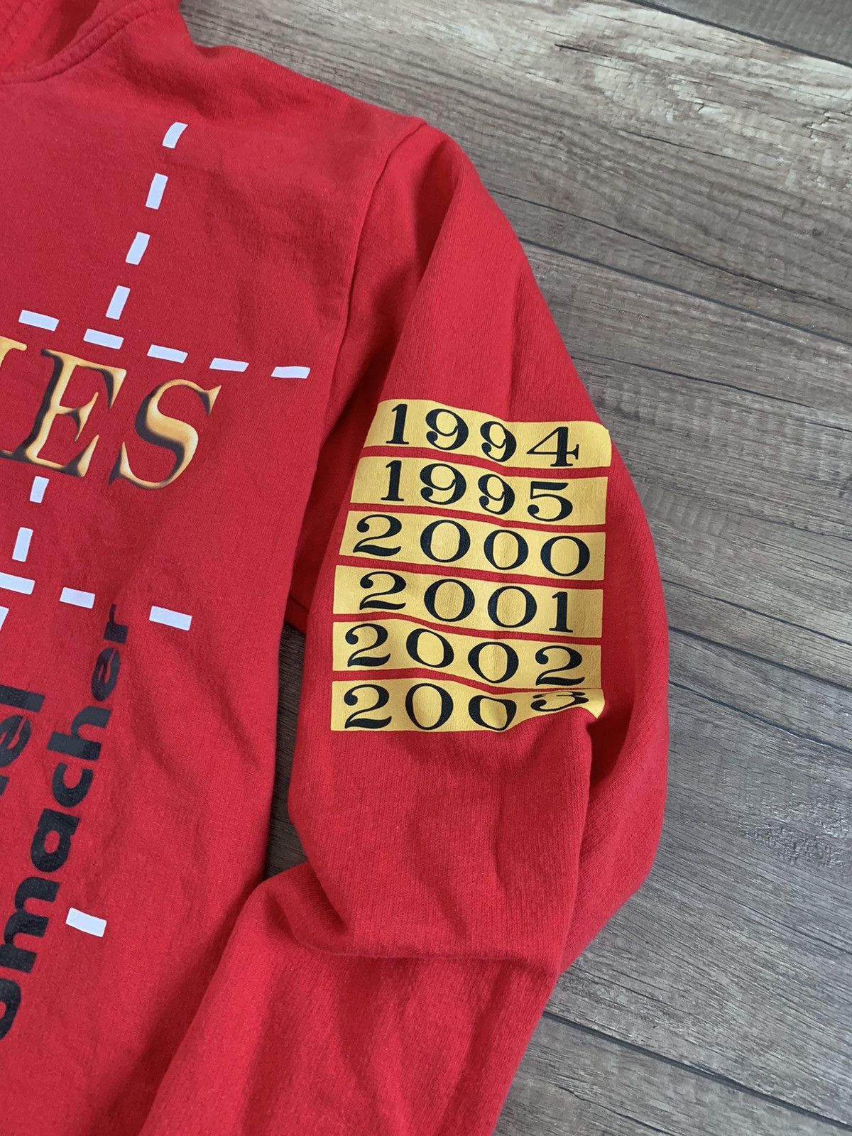Formula 1 Vintage 2003 Michael Schumacher Formula Uno Racing Hoodie Size US M / EU 48-50 / 2 - 5 Thumbnail