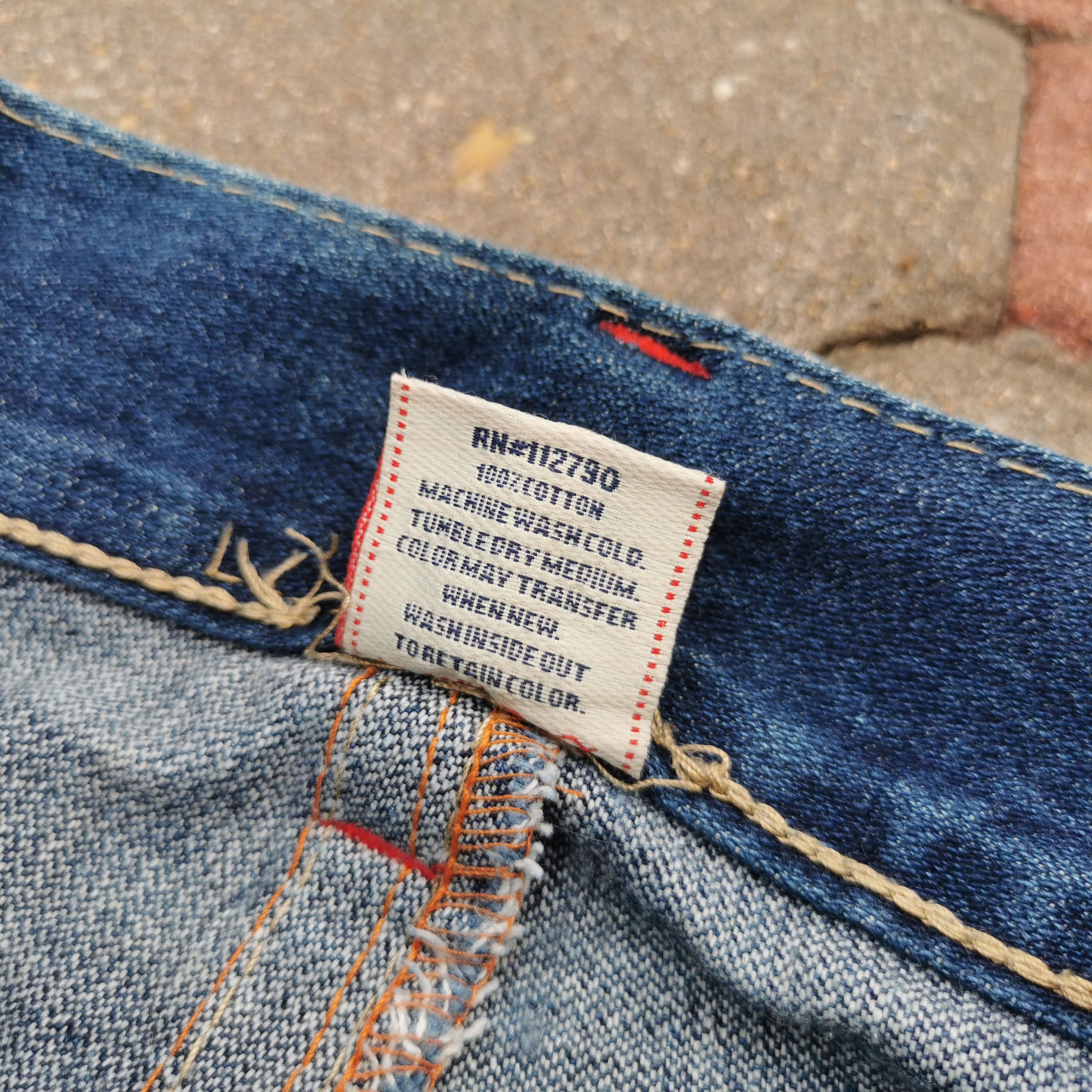 True Religion × Vintage True Religion Brand Jeans World Tour Embroidered Jeans Size US 36 / EU 52 - 12 Thumbnail