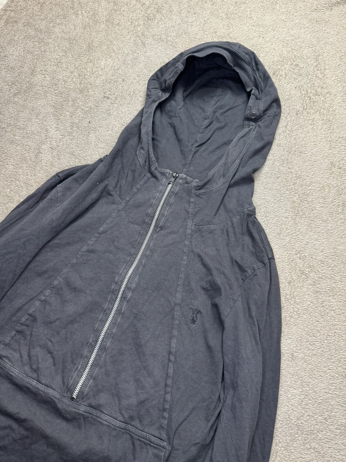 Allsaints × If Six Was Nine × Le Grande Bleu (L.G.B.) Allsaints vintage Y2K faded Zip Avant Garde style Size US S / EU 44-46 / 1 - 3 Thumbnail