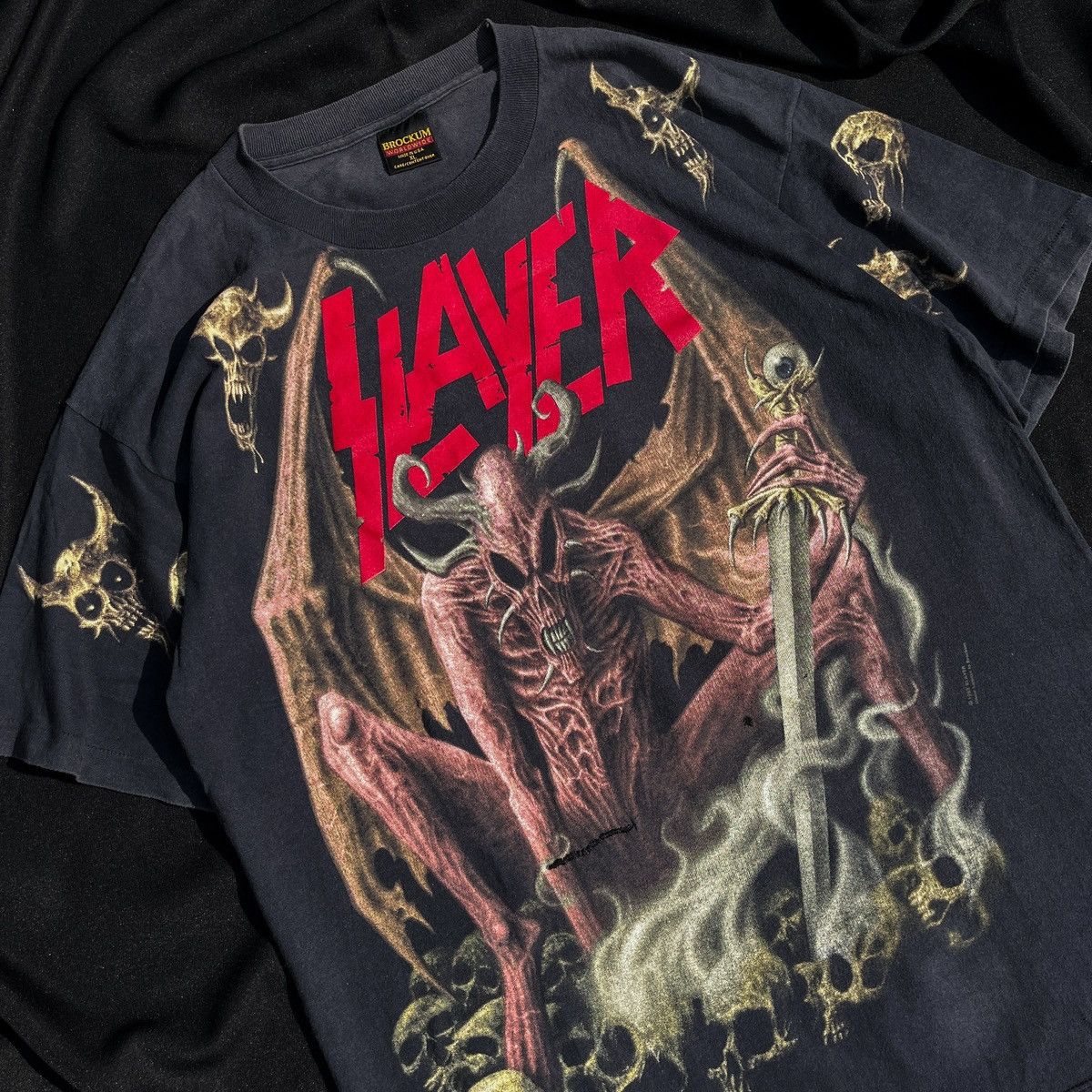 Band Tees Slayer OVP 1993 Size US XL / EU 56 / 4 - 4 Thumbnail