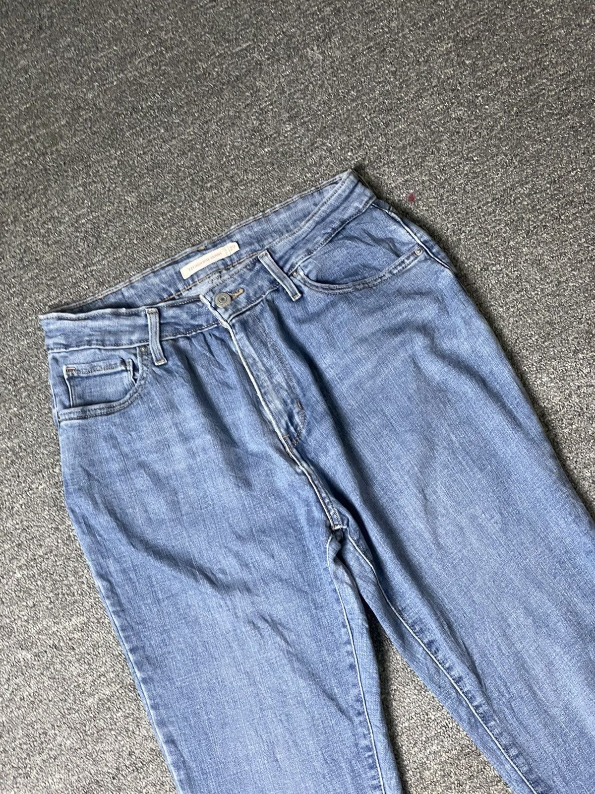Levi's × Vintage Vintage LEVIS High Rise Skinny Denim Jeans (117) Size US 28 / EU 44 - 3 Thumbnail