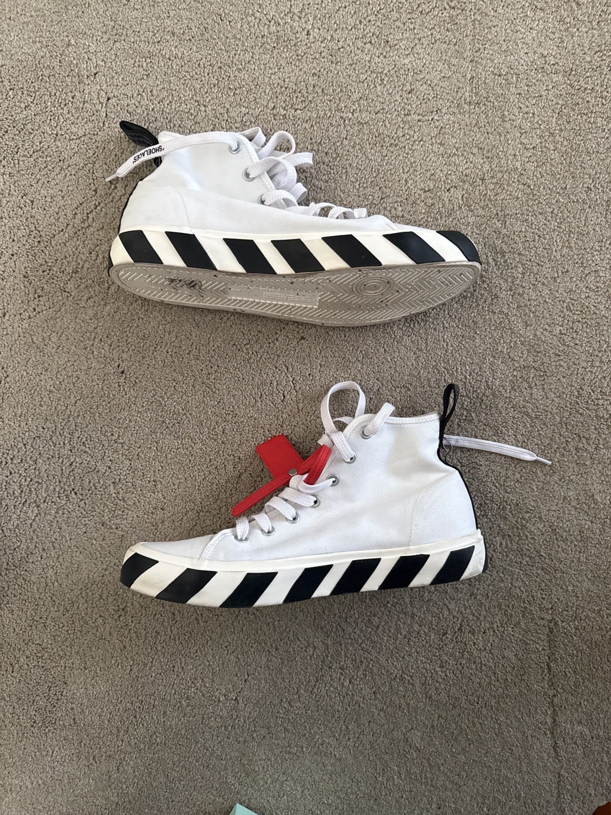 Off-White Off-White High-Top Vulcanized Size US 12 / EU 45 - 6 Thumbnail