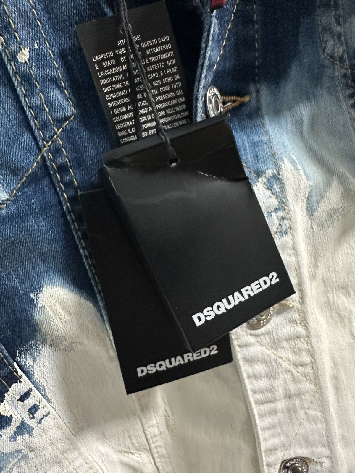 Dsquared2 DSquared2 Denim Painters Denim Jacket Size US L / EU 52-54 / 3 - 10 Thumbnail