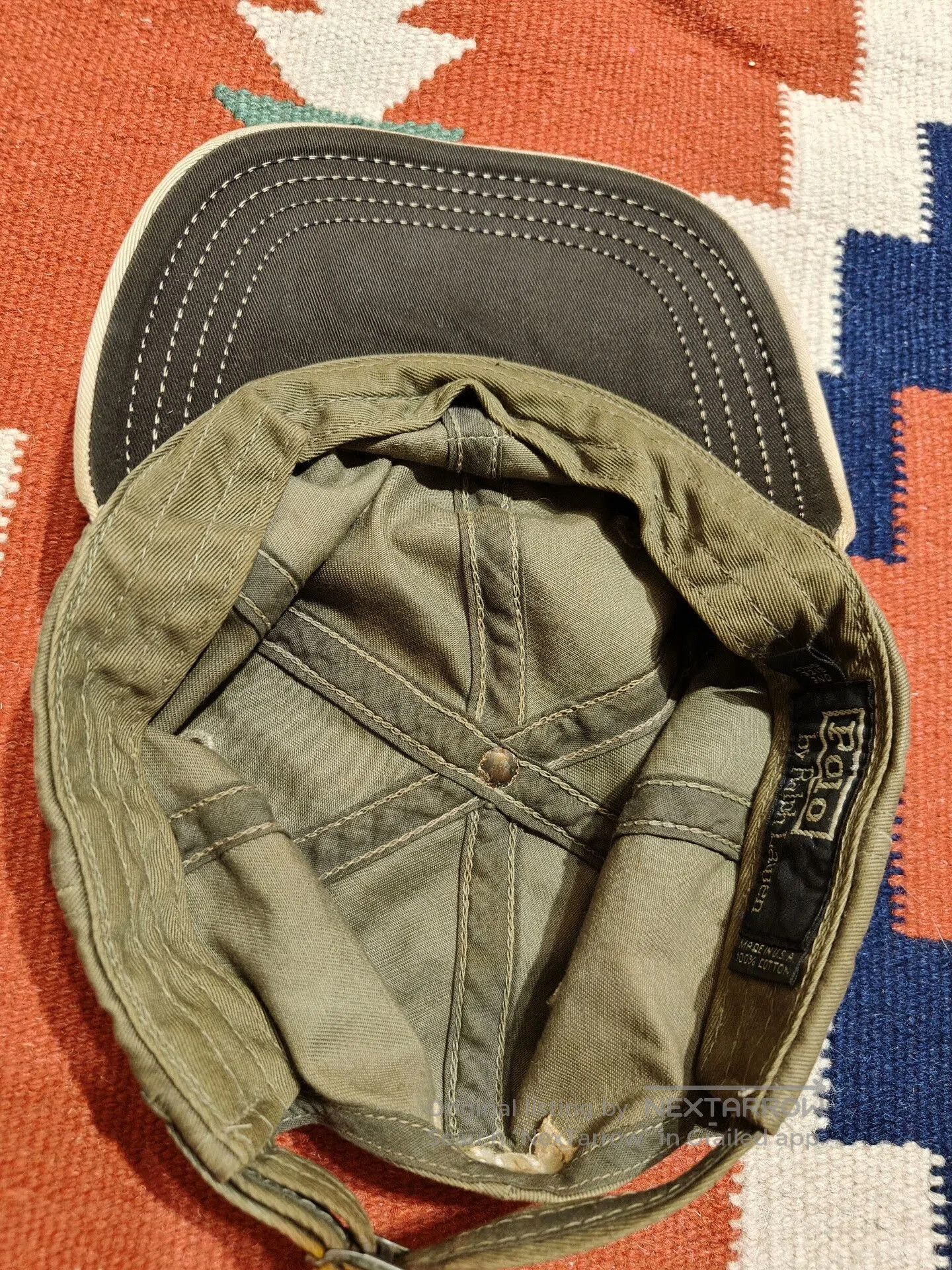 RRL Ralph Lauren Vintage Polo Ralph Lauren Baseball Cap. Size ONE SIZE - 5 Thumbnail