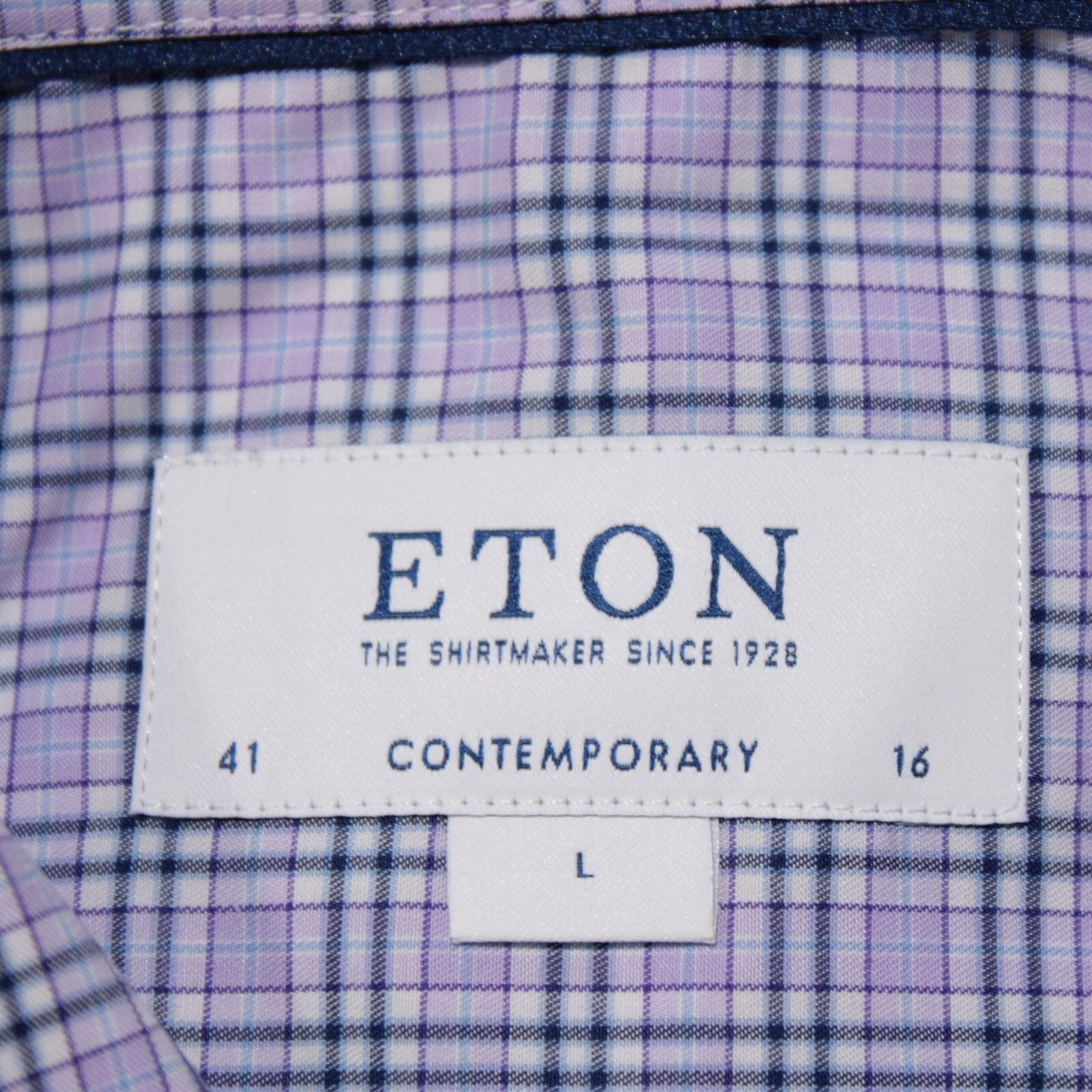 Eton Eton New with tags Shirt Size L US In Purple Size US L / EU 52-54 / 3 - 4 Thumbnail