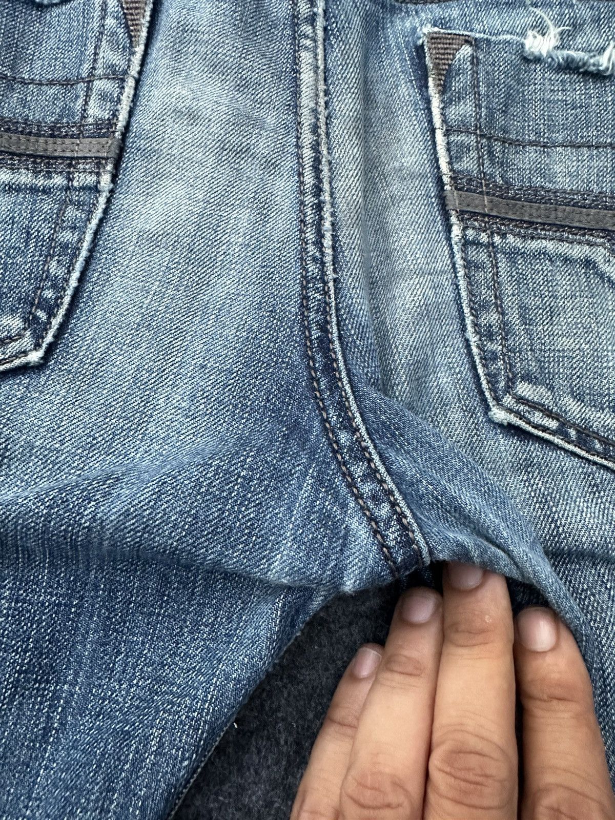 Diesel Vintage Diesel Italy Safado Distressed Denim 29x30 D6 Size US 29 - 15 Thumbnail