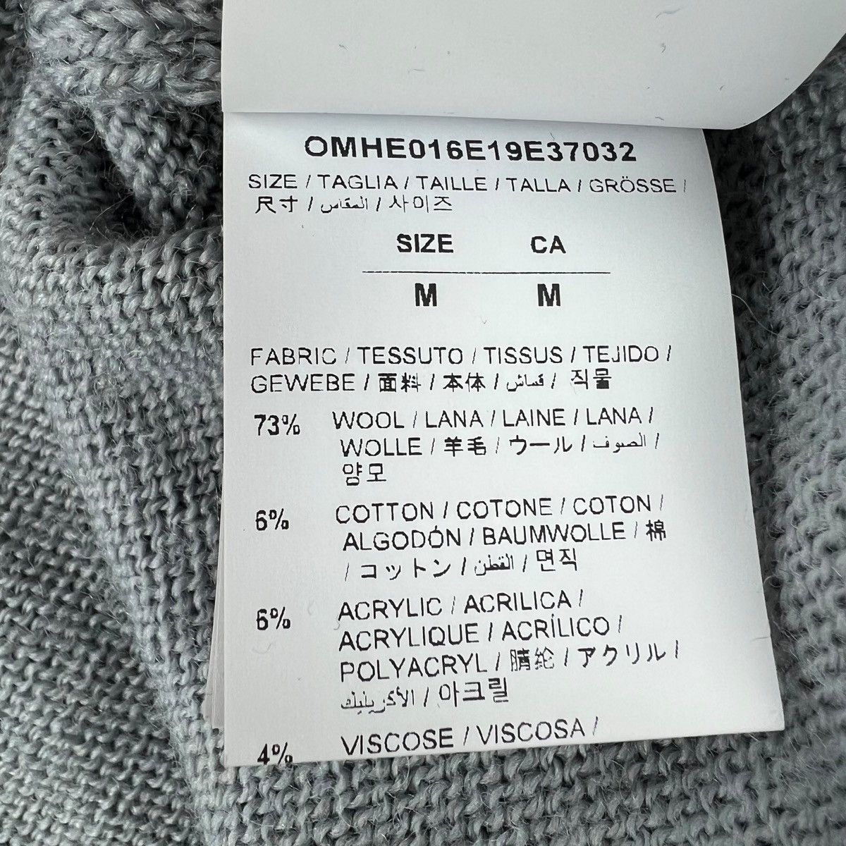 Off-White Off-White Navy Distressed Sweater Size US M / EU 48-50 / 2 - 5 Thumbnail