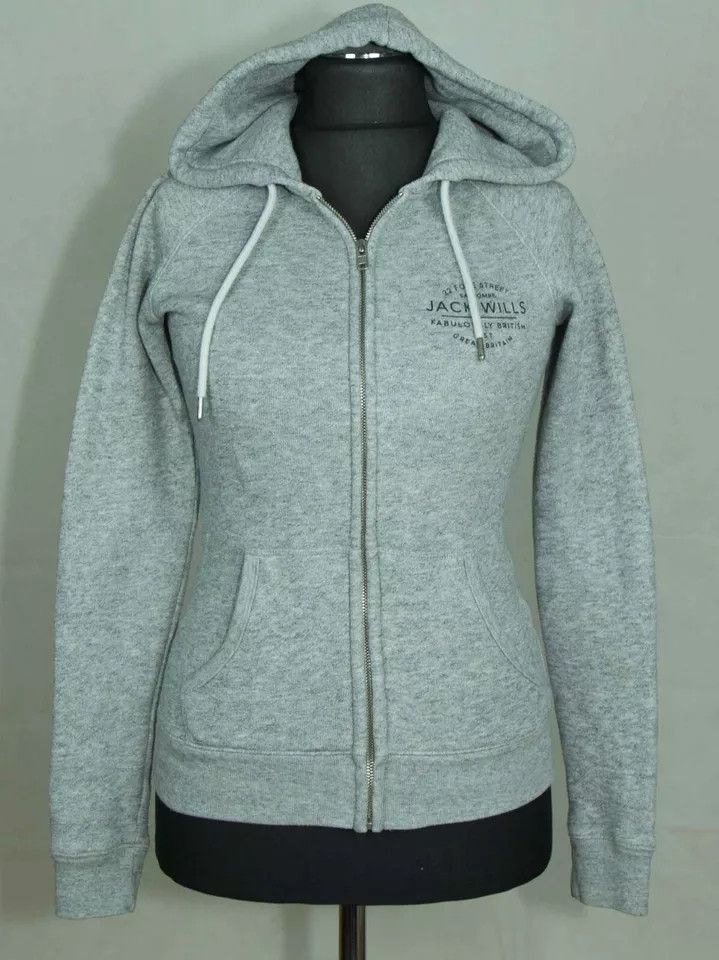 Jack Wills WOMENS JACK WILLS HOODY ZIP SIZE UK-8 VGC Size S / US 4 / IT 40 - 1 Thumbnail