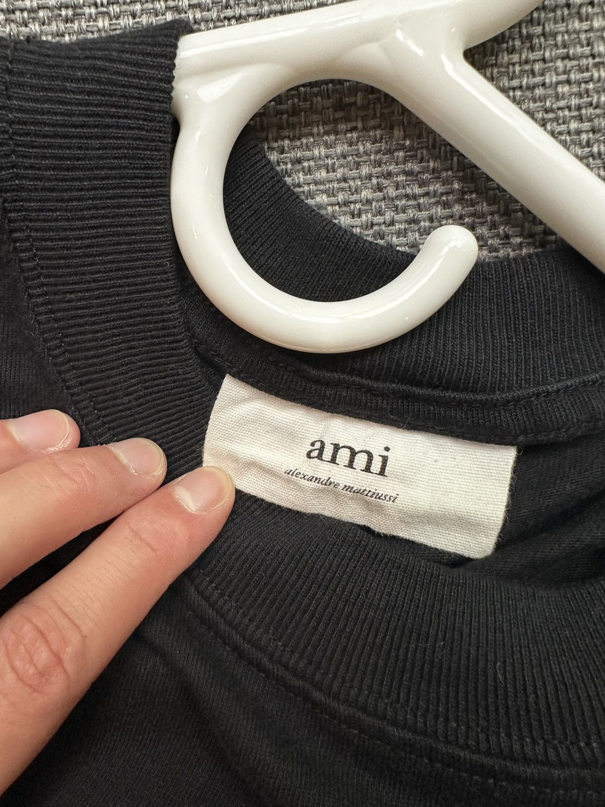 AMI Ami de coeur logo patch t-shirt Size US S / EU 44-46 / 1 - 4 Thumbnail