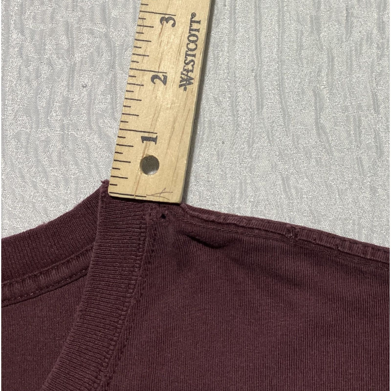 Carhartt Carhartt Shirt Mens Large Maroon Long Sleeve Pocket Workwear Loose Fit K126 PRT Size US L / EU 52-54 / 3 - 6 Thumbnail