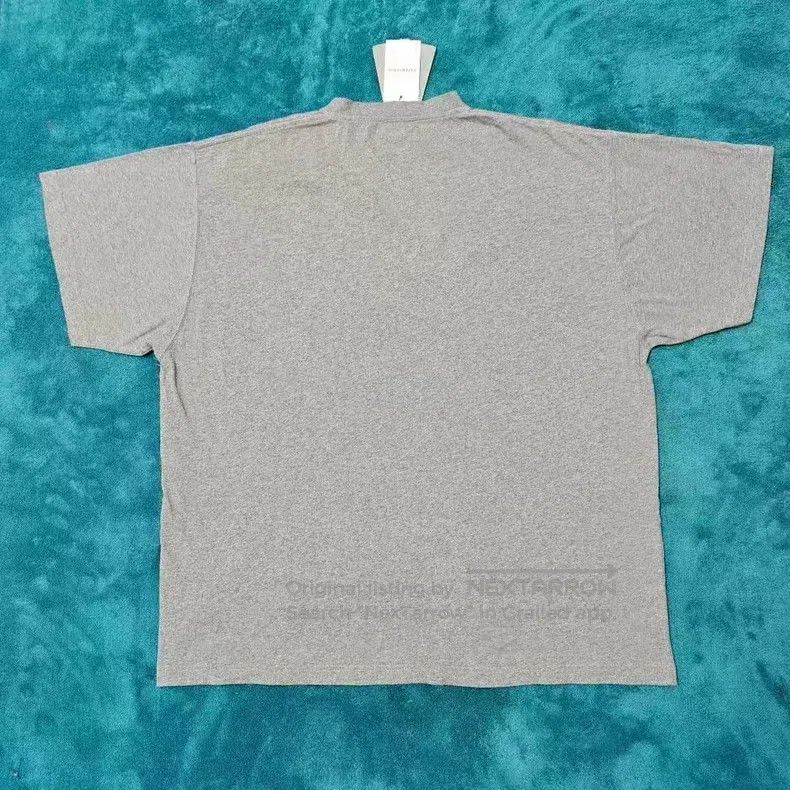 Balenciaga Balenciaga Round Neck Print Short Sleeve, Gray Size US L / EU 52-54 / 3 - 2 Thumbnail