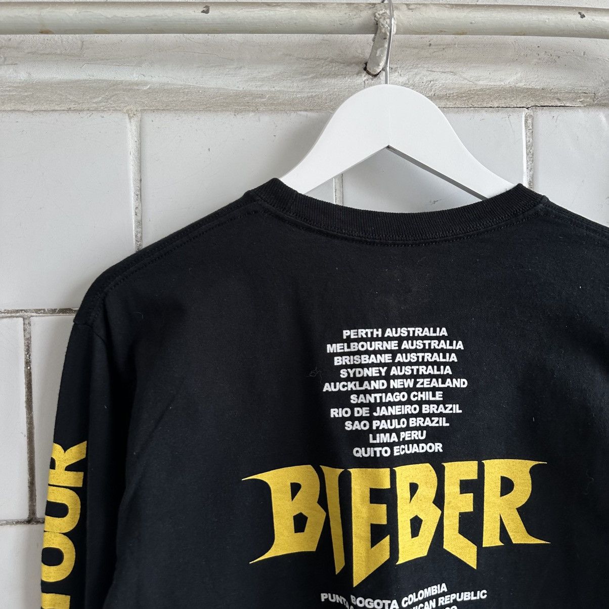 Justin Bieber Vintage Japanese Style Justin Bieber Longs-levee T-shirts Size US M / EU 48-50 / 2 - 9 Thumbnail