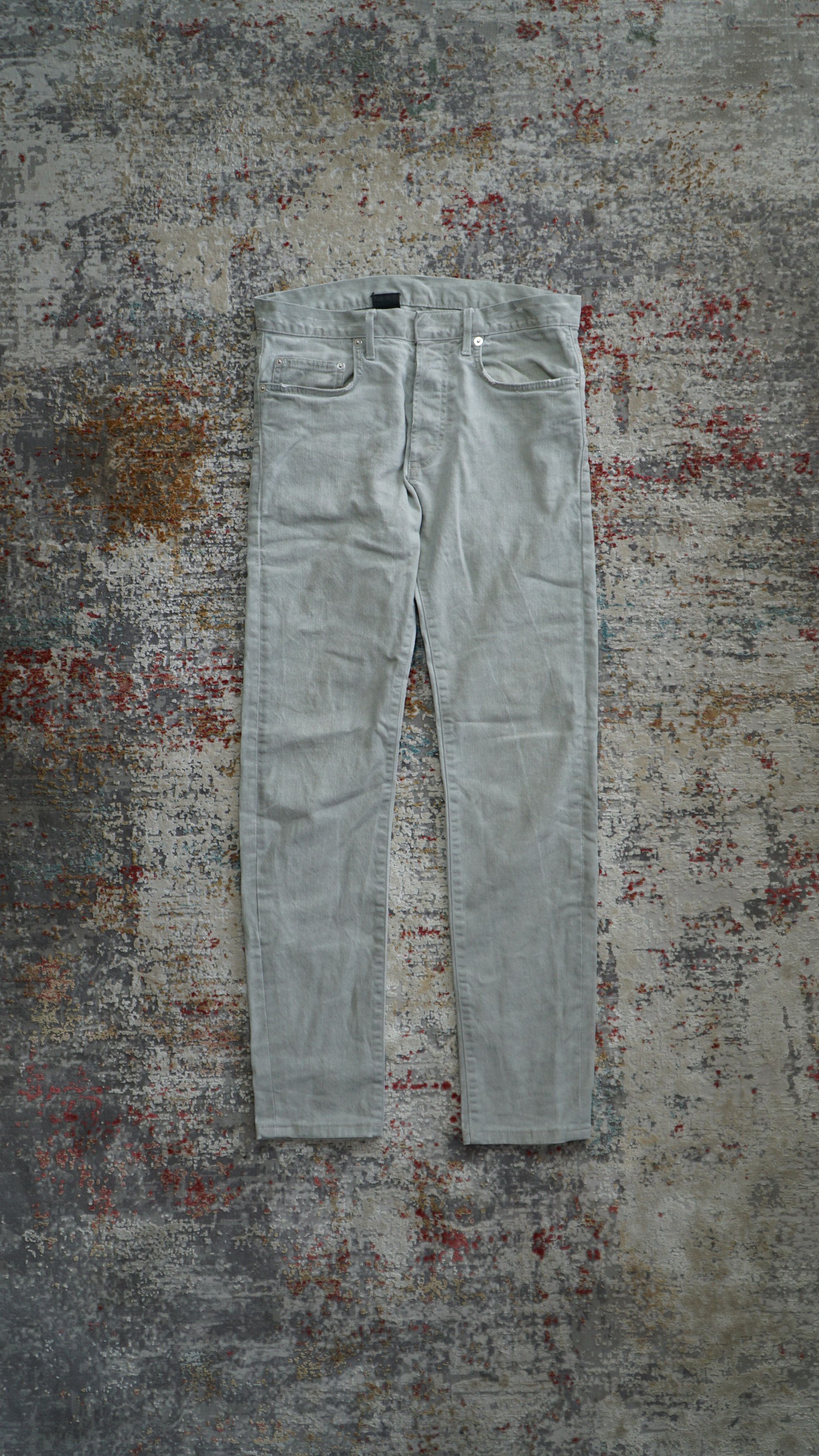 Dior Dior Homme SS08 "Dust" dirty white denim Size US 28 / EU 44 - 1 Thumbnail