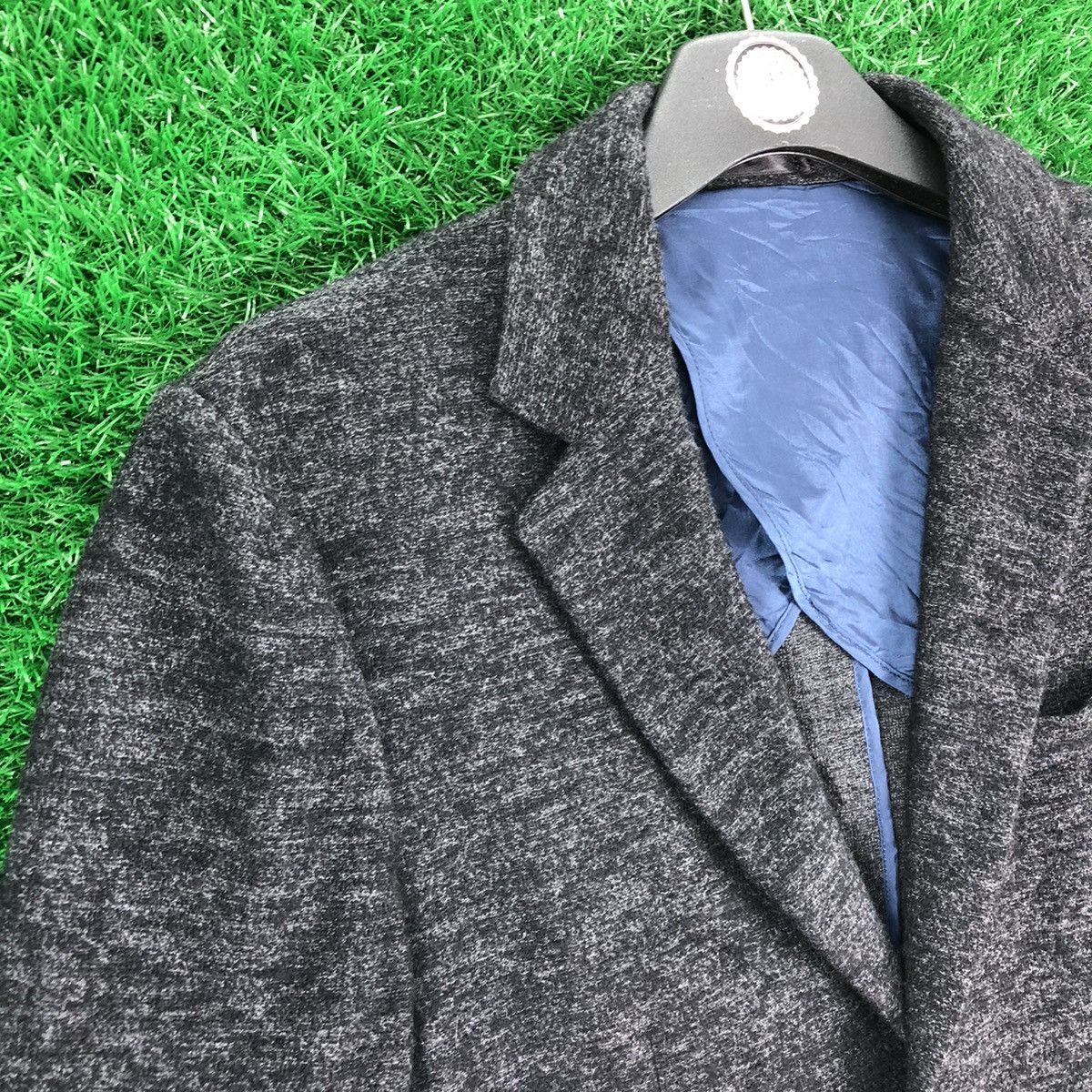 agnes b. Vintage 90's Agnes B Homme Paris Wool Coat Jacket Size S / US 4 / IT 40 - 2 Thumbnail