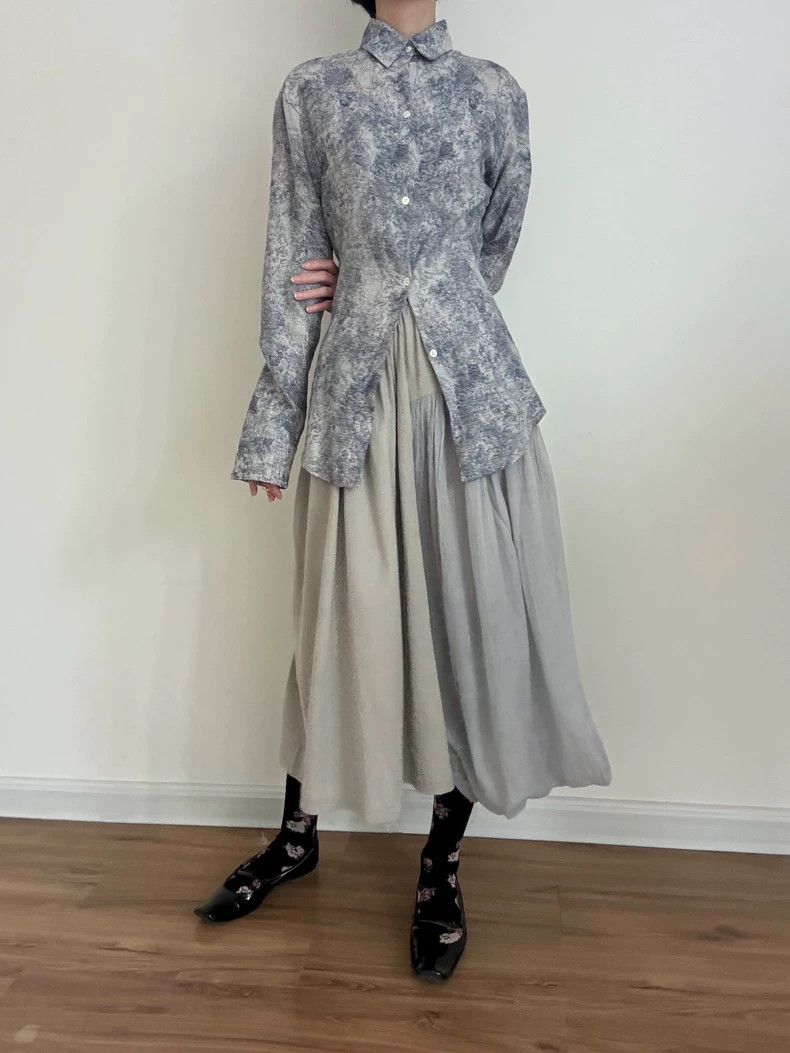 Comme des Garcons Comme des Garcons size S Splicing overskirt Size 22" - 3 Thumbnail
