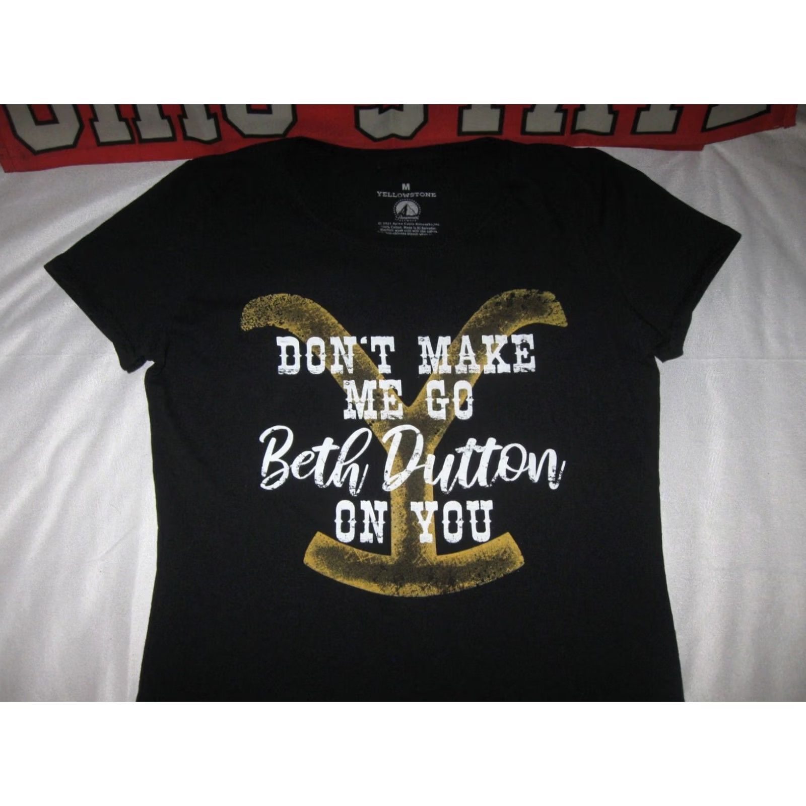 Vintage Yellowstone Shirt Womens M Black Don Make Beth Dutton Women Ladies Rip Kacey Size M / US 6-8 / IT 42-44 - 2 Thumbnail