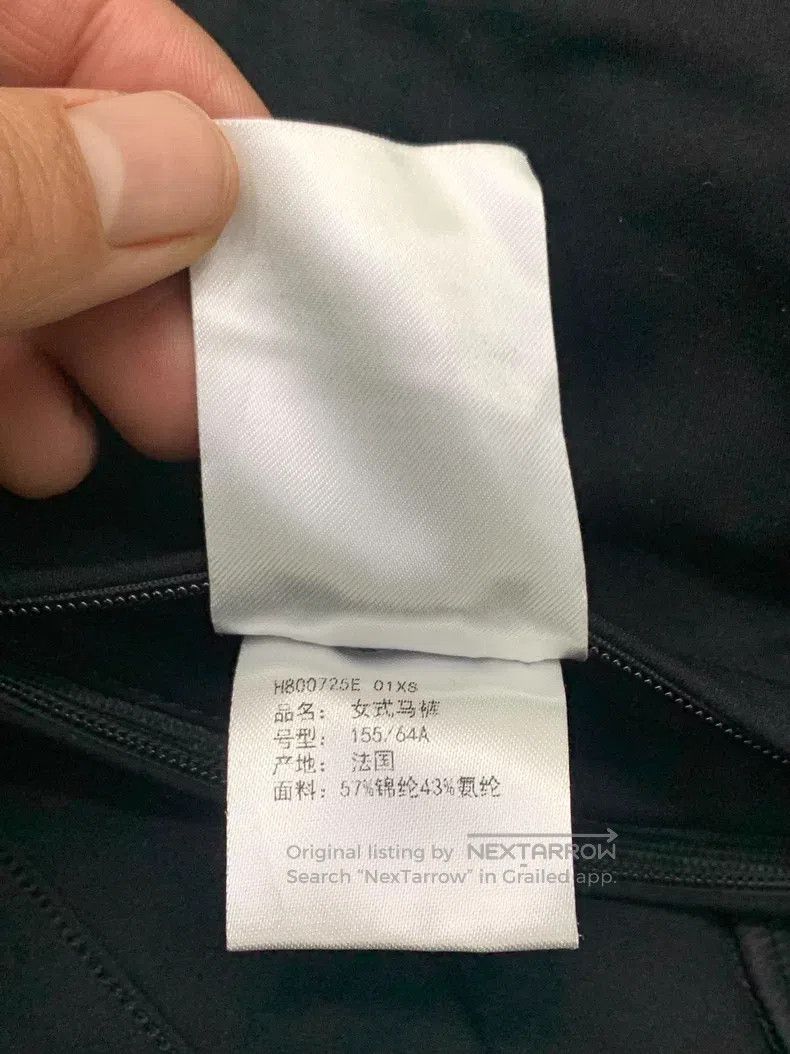 Hermes Hermes size XS Black Equestrian Pants/Tight Underwear Pants Size 24" / US 00 / IT 34 - 6 Thumbnail