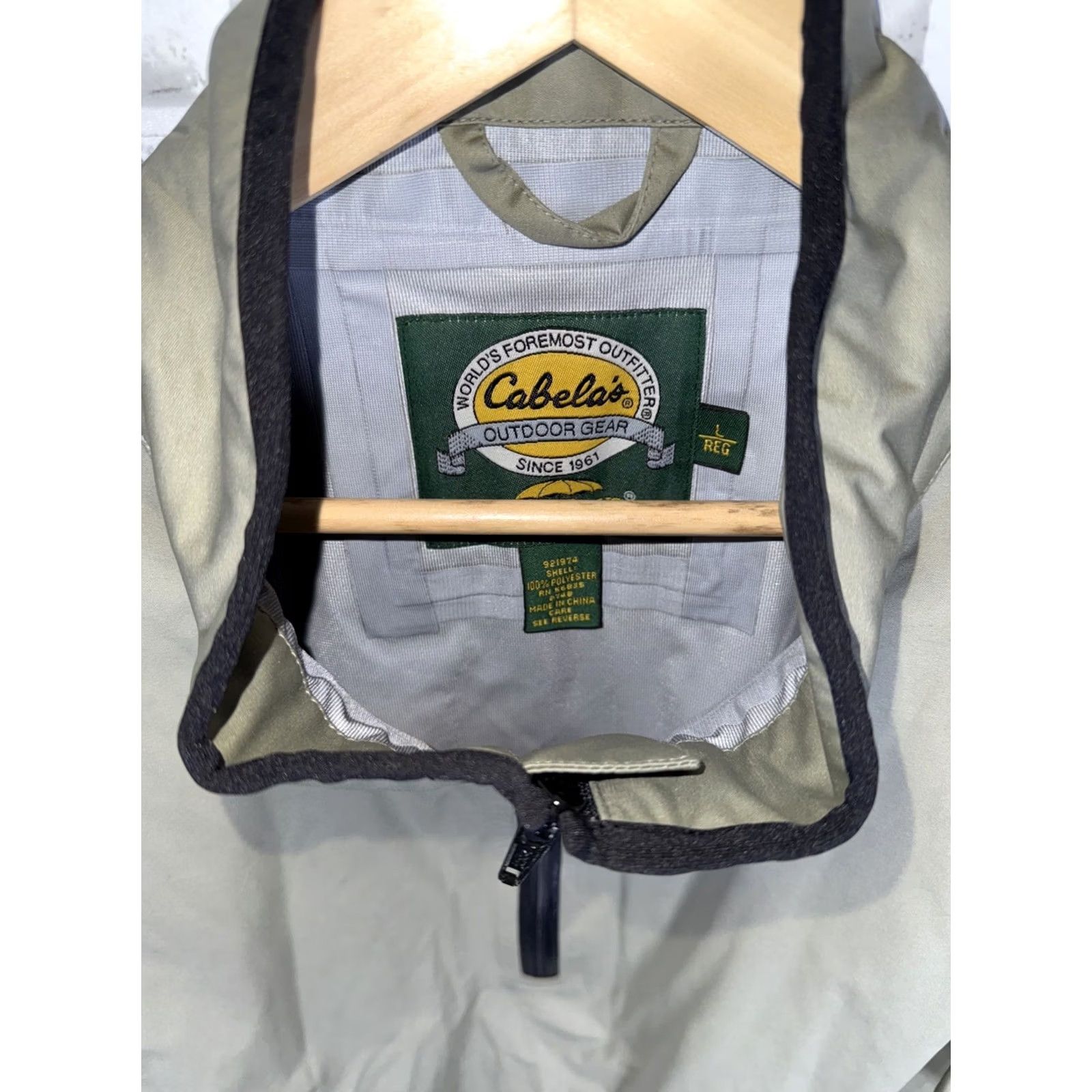 Vintage Cabela's Dry Plus Half Zip Pullover Mens L Beige Shirt Activewear Pullover Casual Zip Mens L Beige Size US L / EU 52-54 / 3 - 2 Thumbnail