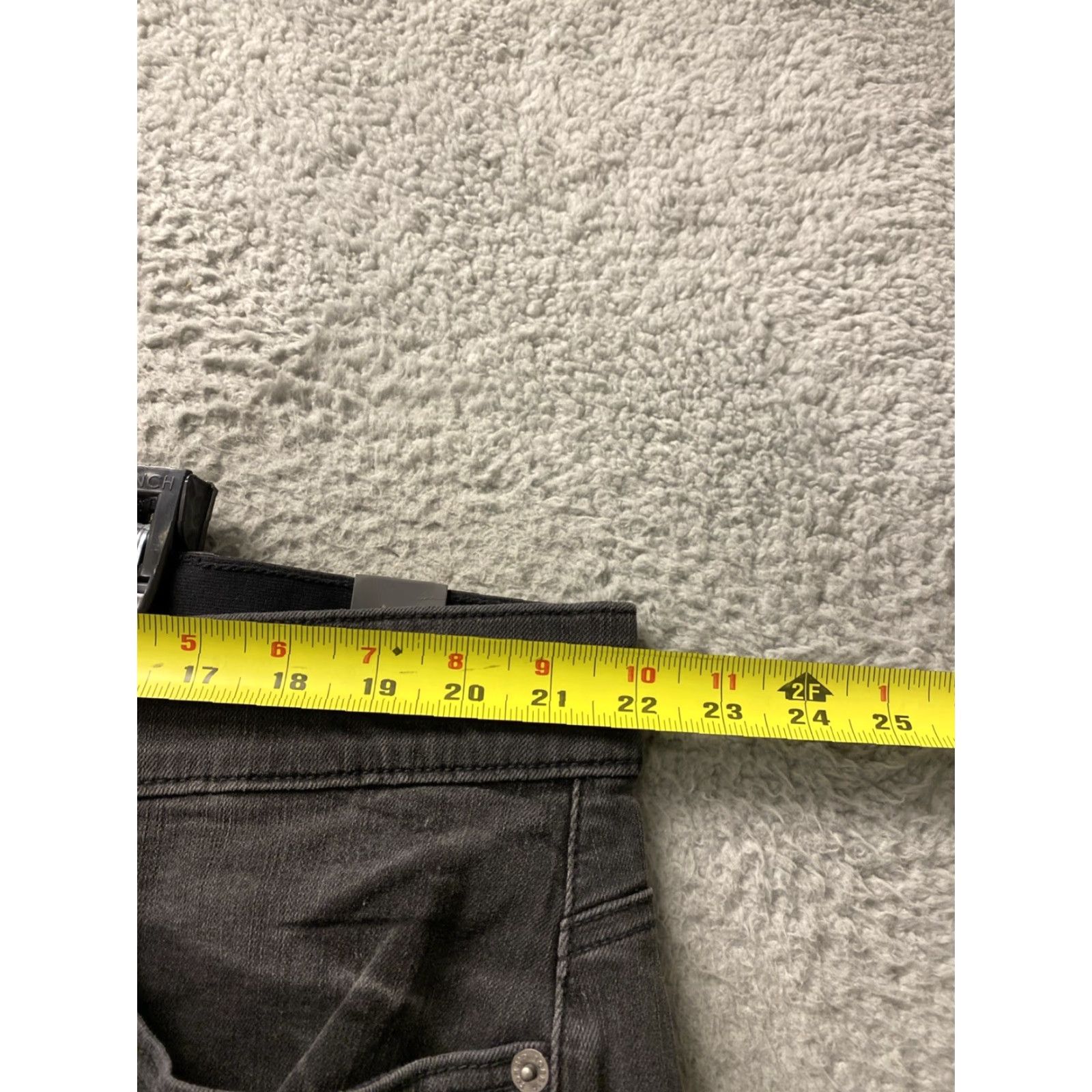 Torrid Torrid Jeans Women’s 20S Short Faded Black Bombshell High Waist Flare Stretch Denim Pockets 29in Inseam Plus Womens Size 42" / US 20 - 6 Thumbnail
