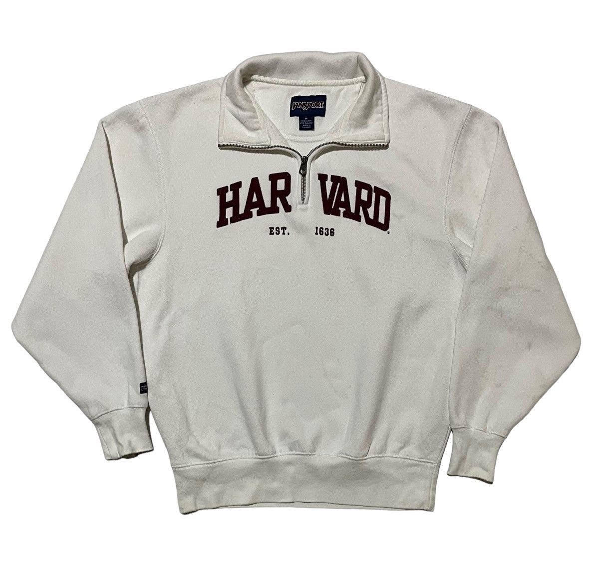 Jansport × Vintage Vintage Jansport Havard University Pullover Sweater Size US M / EU 48-50 / 2 - 1 Thumbnail