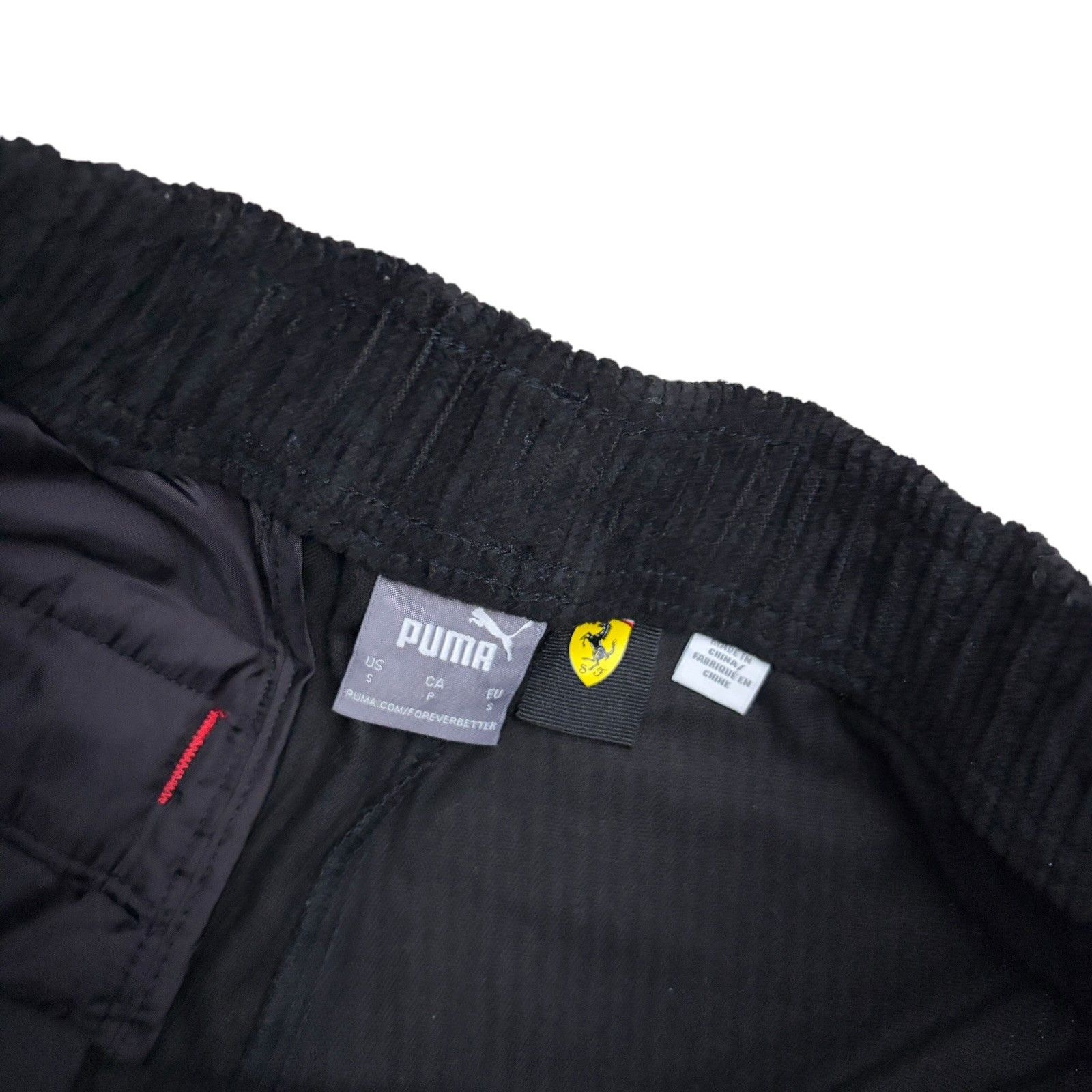 Puma FERRARI x PUMA Corduroy Pants Straight Trousers Small Size US 28 / EU 44 - 3 Thumbnail