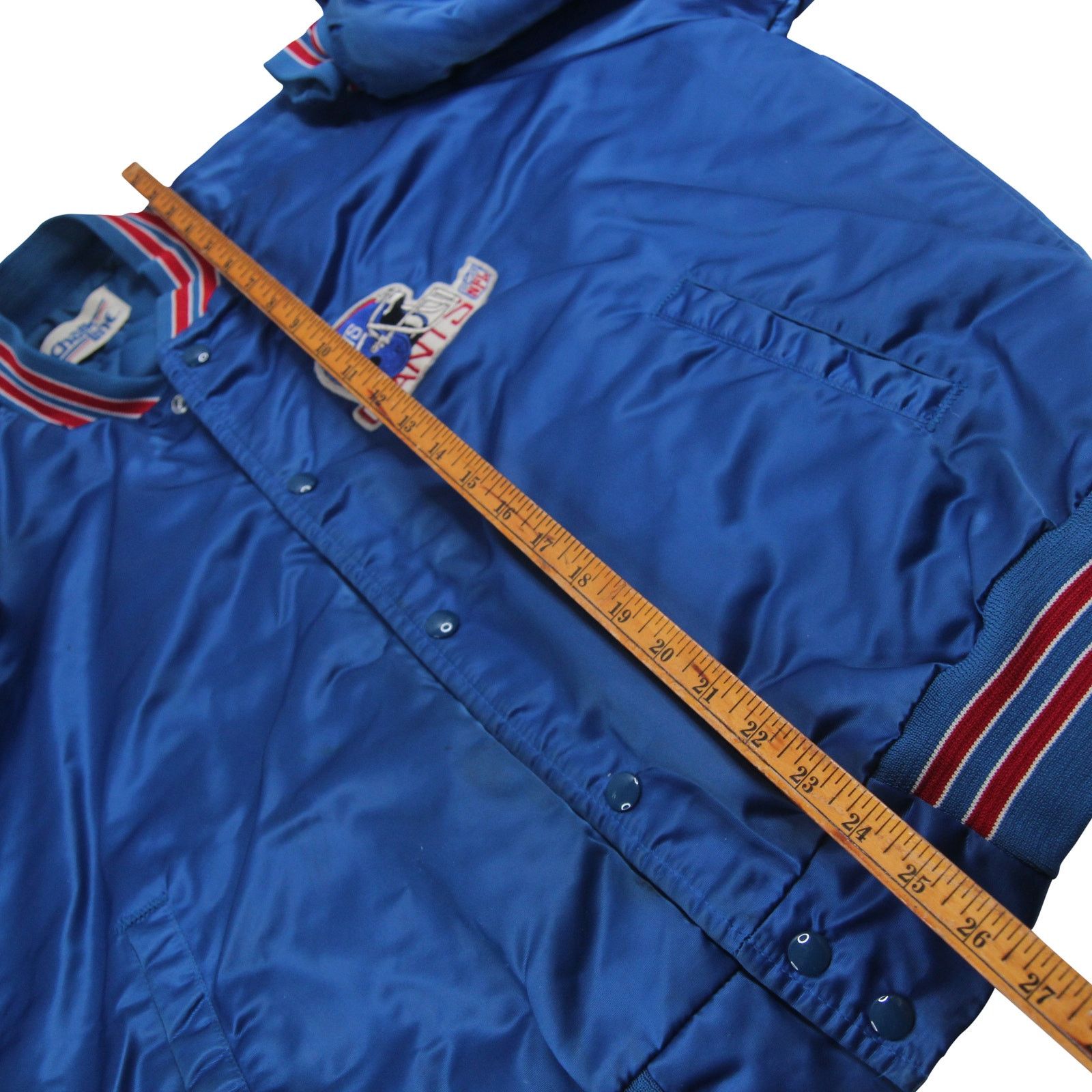 Chalk Line × NFL × Vintage Vintage Chalk Line New York Giants Satin Jacket Size US XL / EU 56 / 4 - 7 Thumbnail