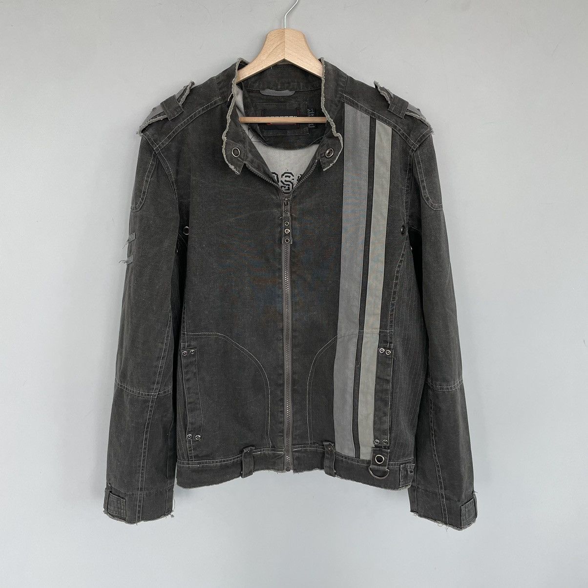 Japanese Brand × Vintage Vintage distressed avantgarde denim jacket style Balenciaga Size US L / EU 52-54 / 3 - 1 Thumbnail