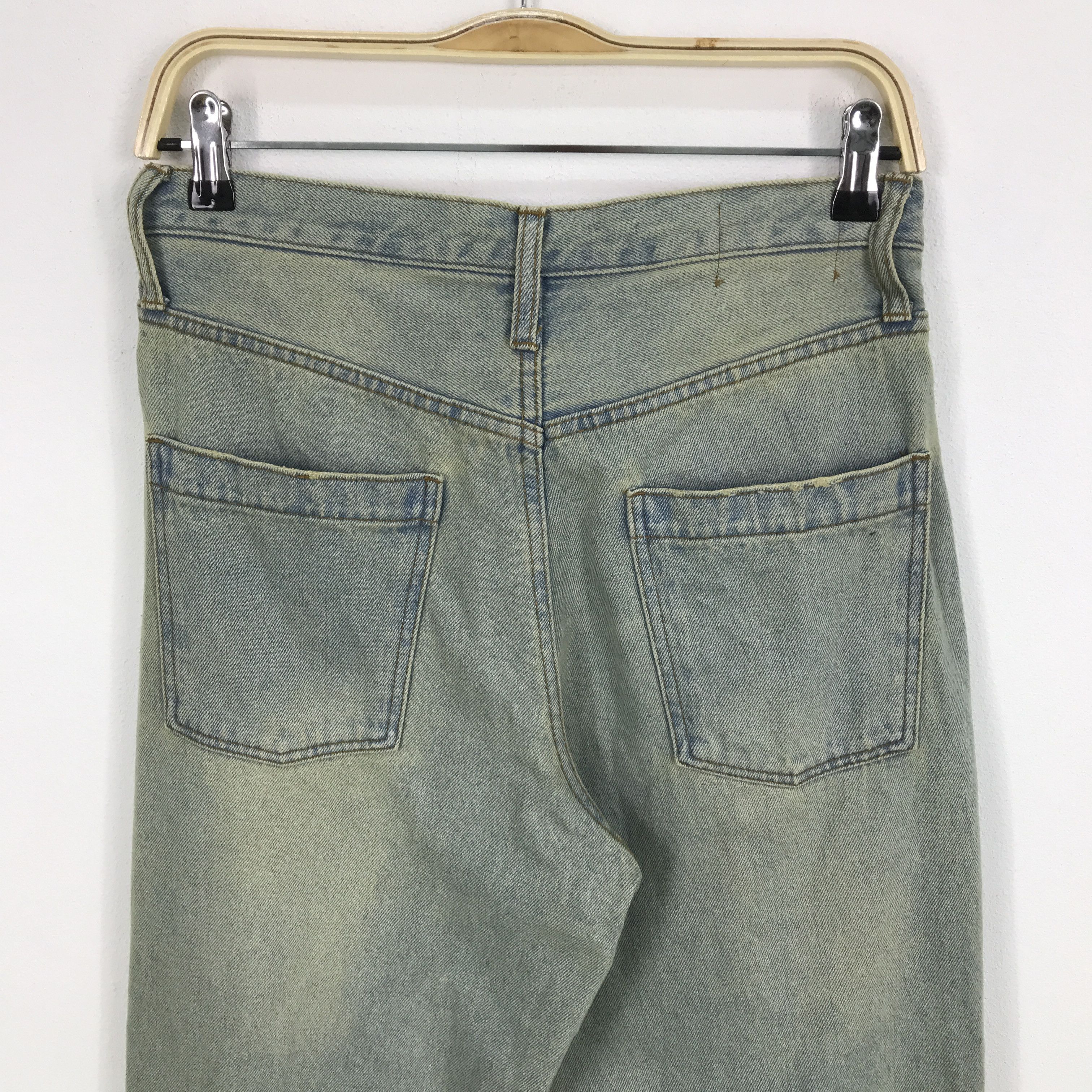 Japanese Brand Japan fashion style the standard distressed Baggy jean Size US 29 - 5 Thumbnail
