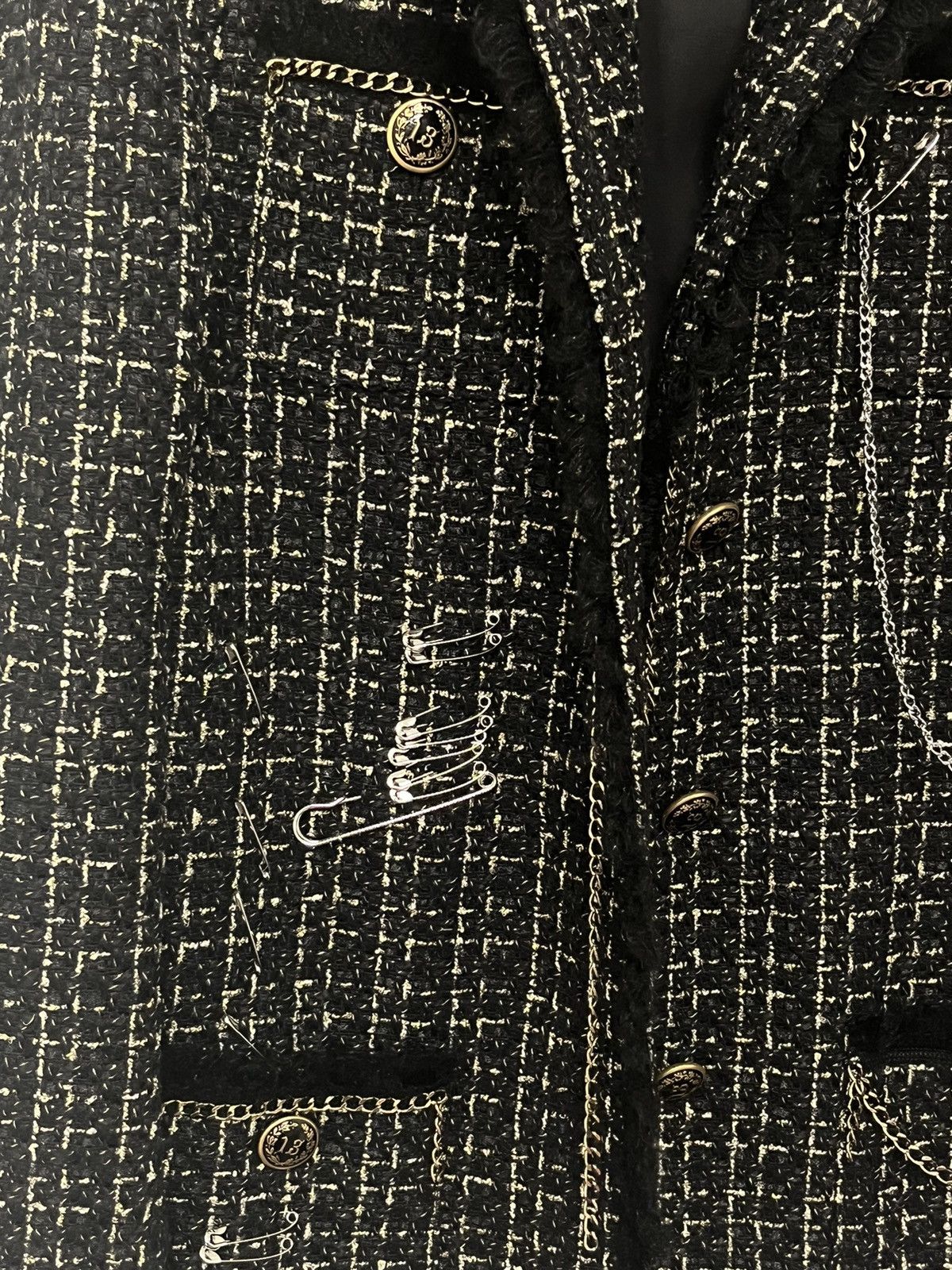 R13 Slouch Tweed Jacket. Small Size S / US 4 / IT 40 - 7 Thumbnail