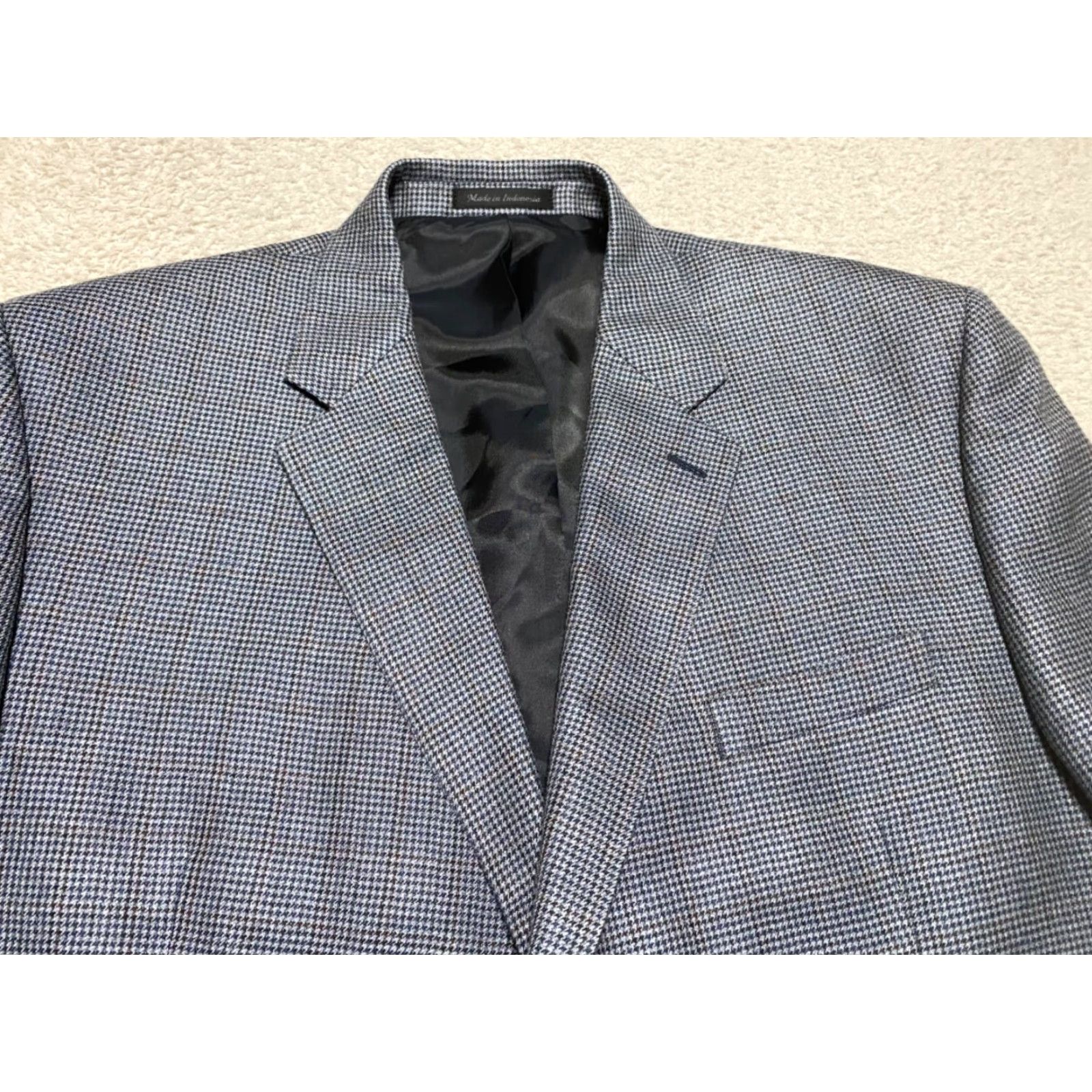 Ralph Lauren Lauren Ralph Lauren Blazer Mens 46 Multicolor Plaid Silk Wool Blend 2-Button Cardigan? Size 46R - 3 Thumbnail
