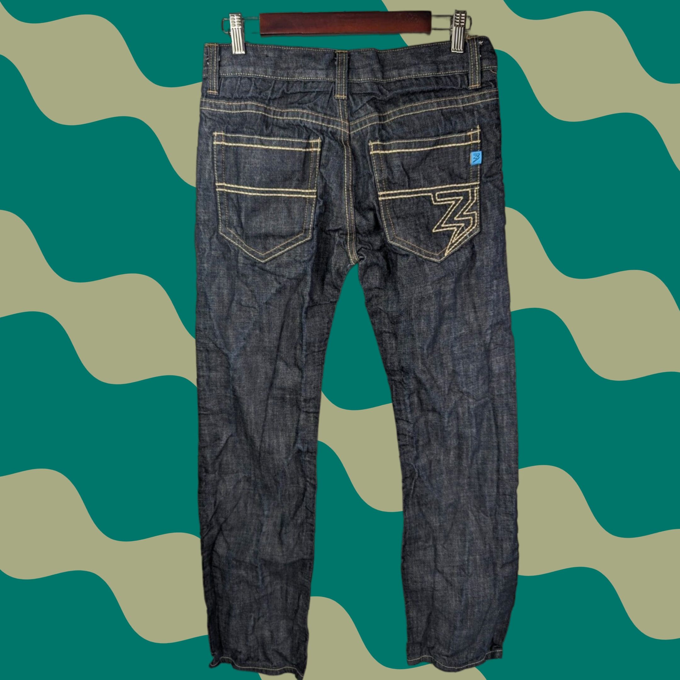 Zoo York VINTAGE 3rd Rail by Zoo York Men’s Jeans 30x32 Slim Fit Blue Designer N.Y. K2K? Size US 30 / EU 46 - 1 Thumbnail