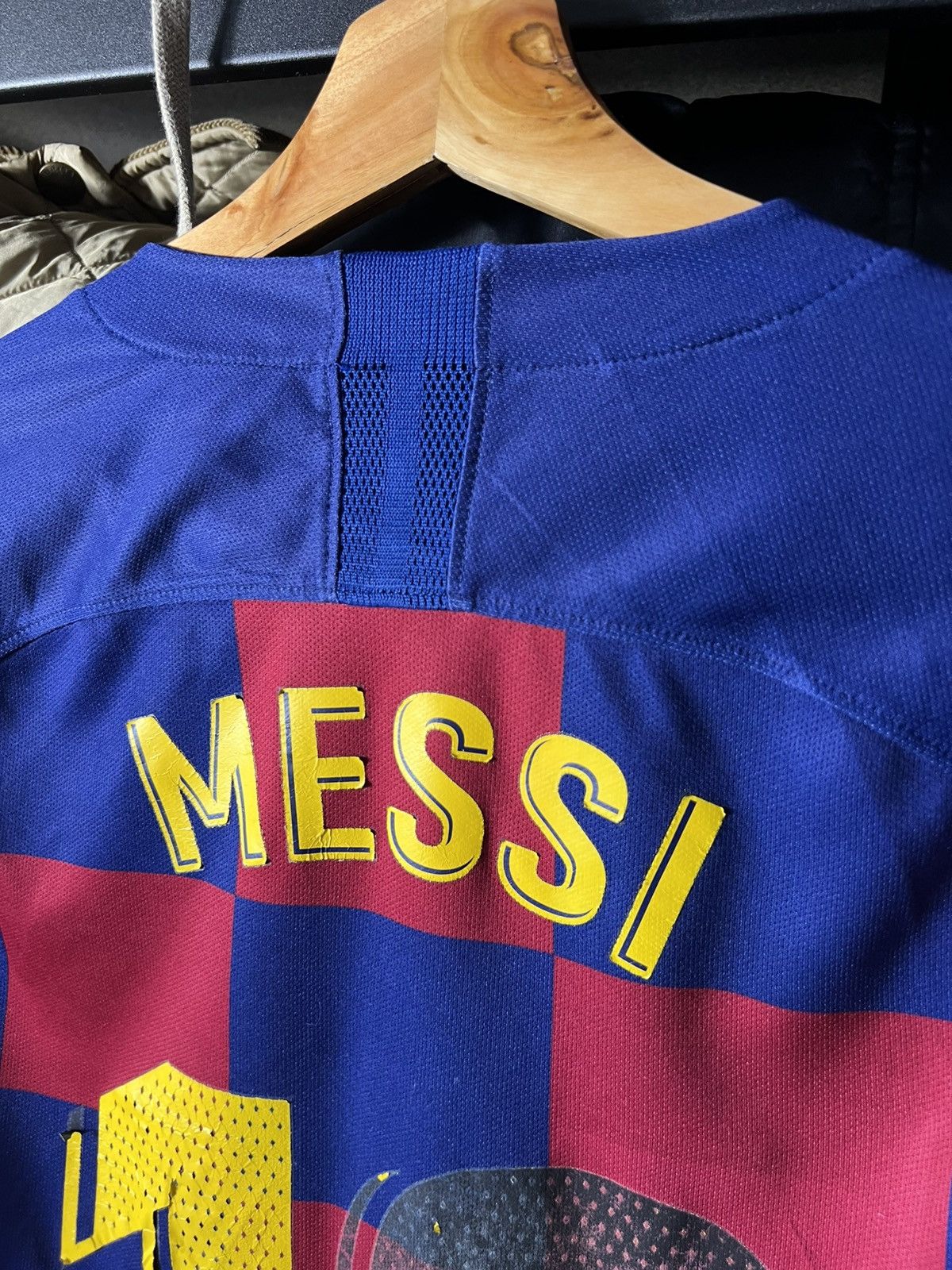 Nike ⚽️🔴🔵 Messi 10 FC Barcelona NIKE Jersey Long Sleeve Dri-Fit Size US S / EU 44-46 / 1 - 17 Thumbnail