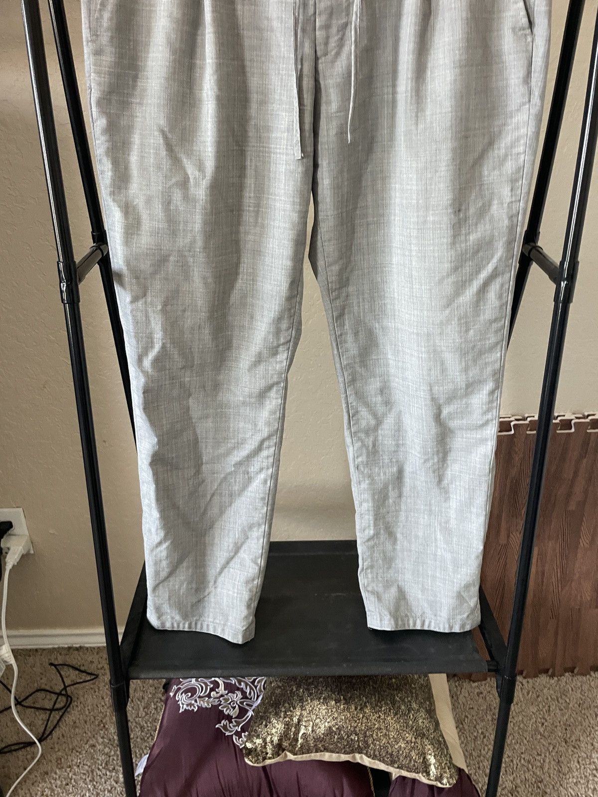 Suitsupply Pure Wool Drawstring cropped dress pants Size US 34 / EU 50 - 3 Thumbnail
